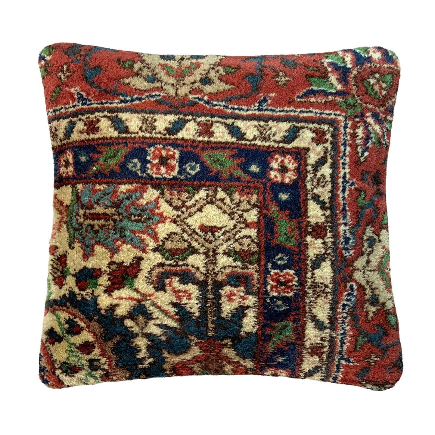 45 x 45 cm , Vintage Turkish Cushion Cover , Vintage Handgemachte Kissenbezug