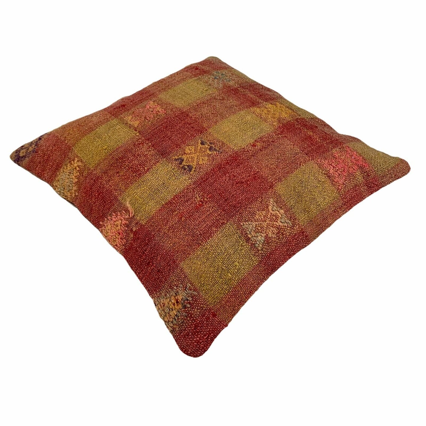 Einzigartige Kelim-Kissen,Turkish Kilim Pillow,16'×16' Funda De Cojín Kilim