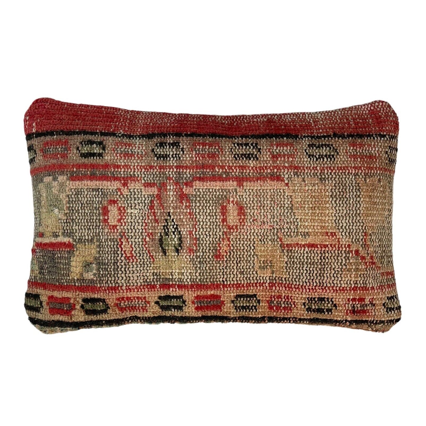 30 x 50 cm Real Handwoven Vintage Cushion Cover, 12''X 20'' Vintage Kissenbezug