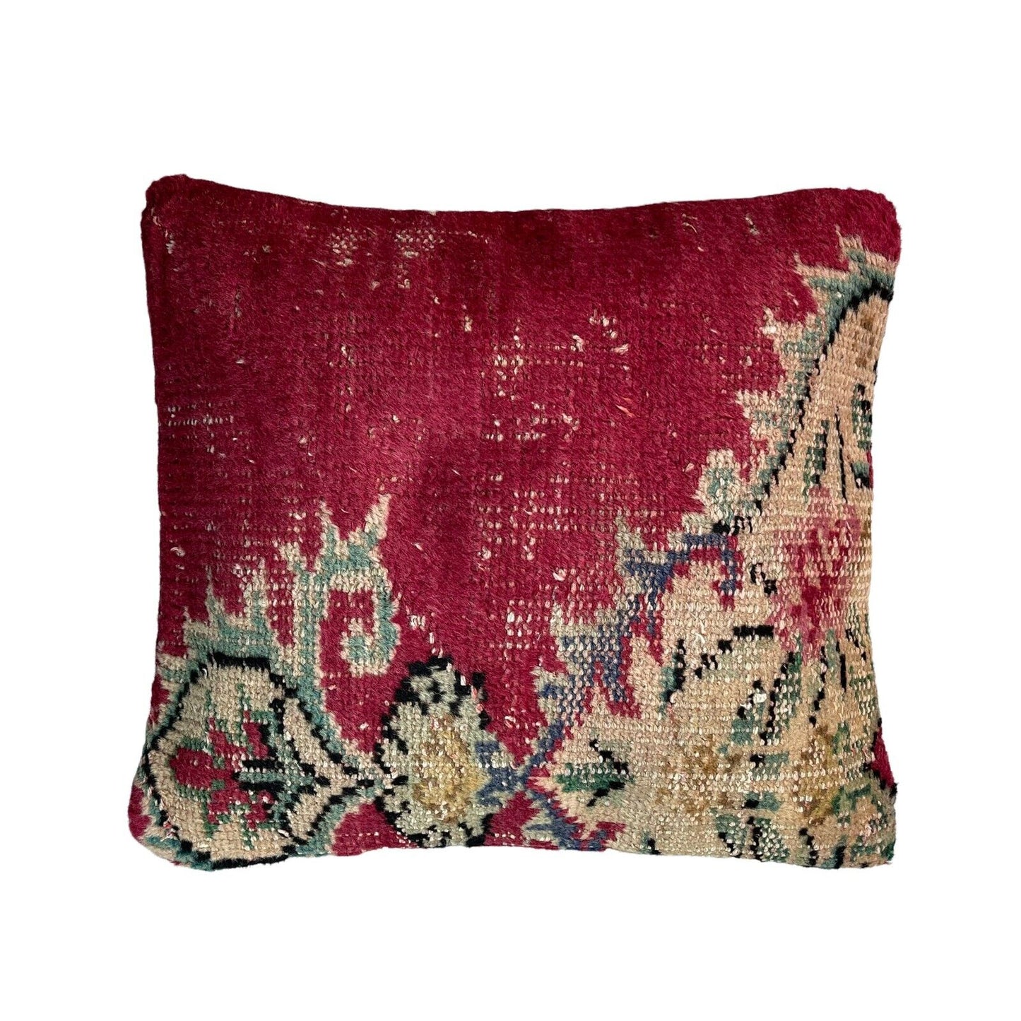 45 x 45 cm , Vintage Turkish Cushion Cover , Vintage Handgemachte Kissenbezug