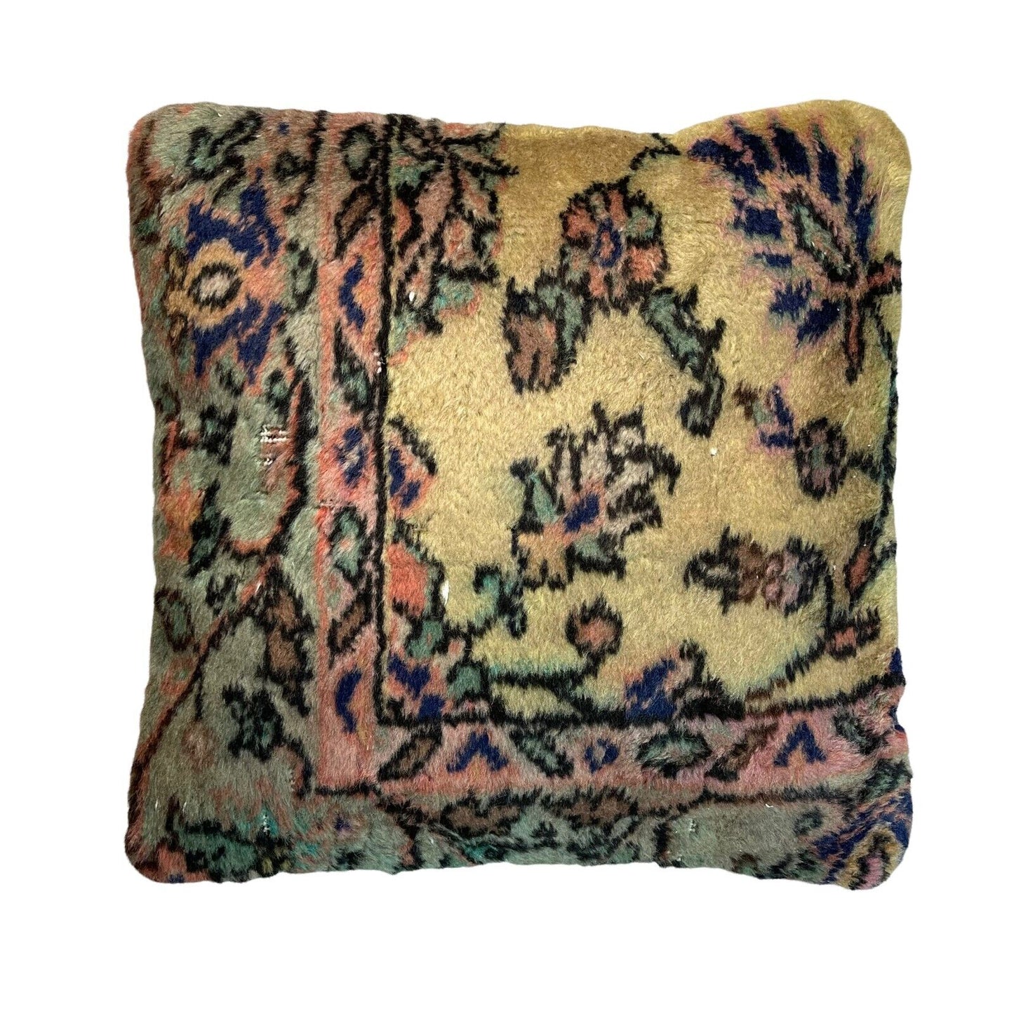 45 x 45 cm , Vintage Turkish Cushion Cover , Vintage Handgemachte Kissenbezug
