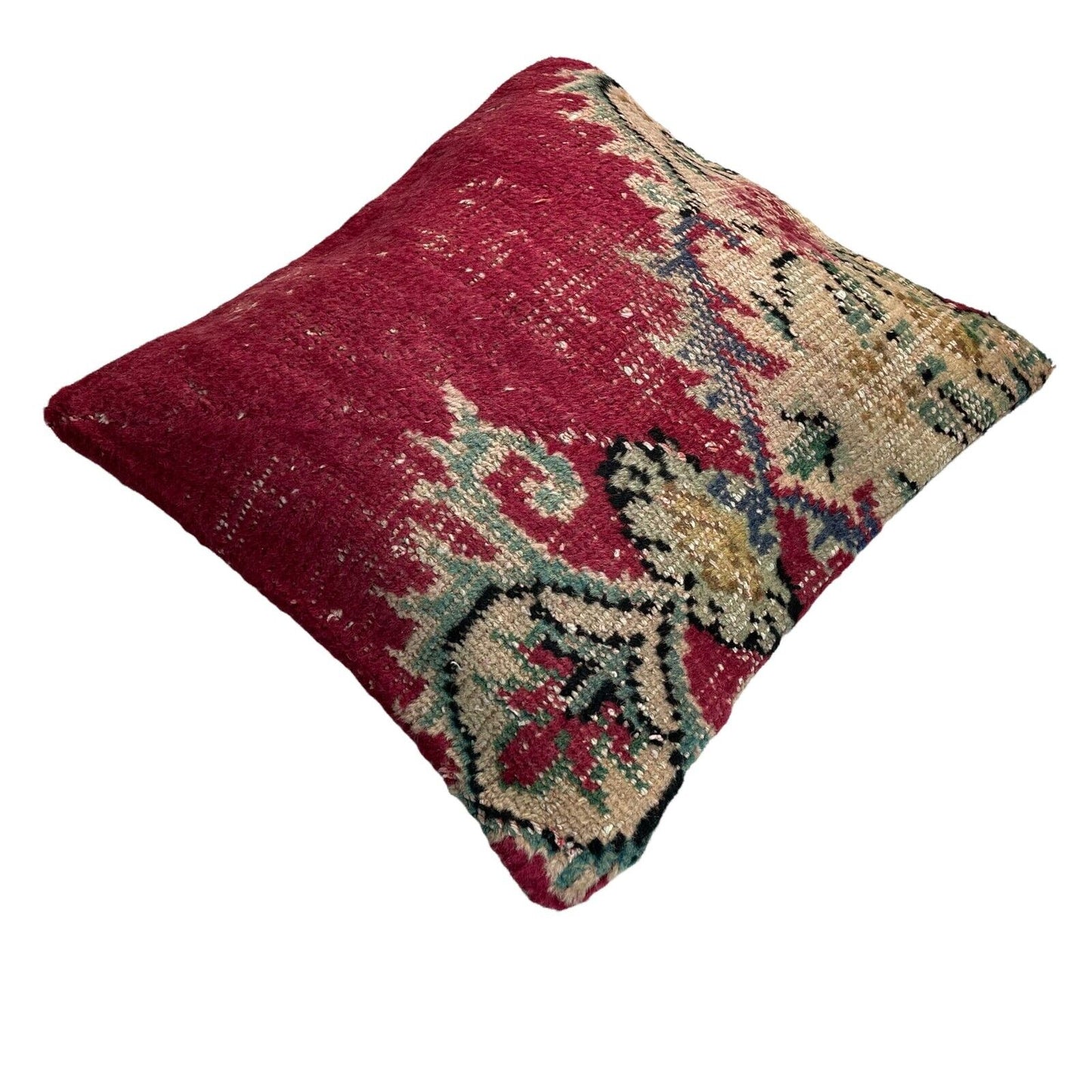 45 x 45 cm , Vintage Turkish Cushion Cover , Vintage Handgemachte Kissenbezug