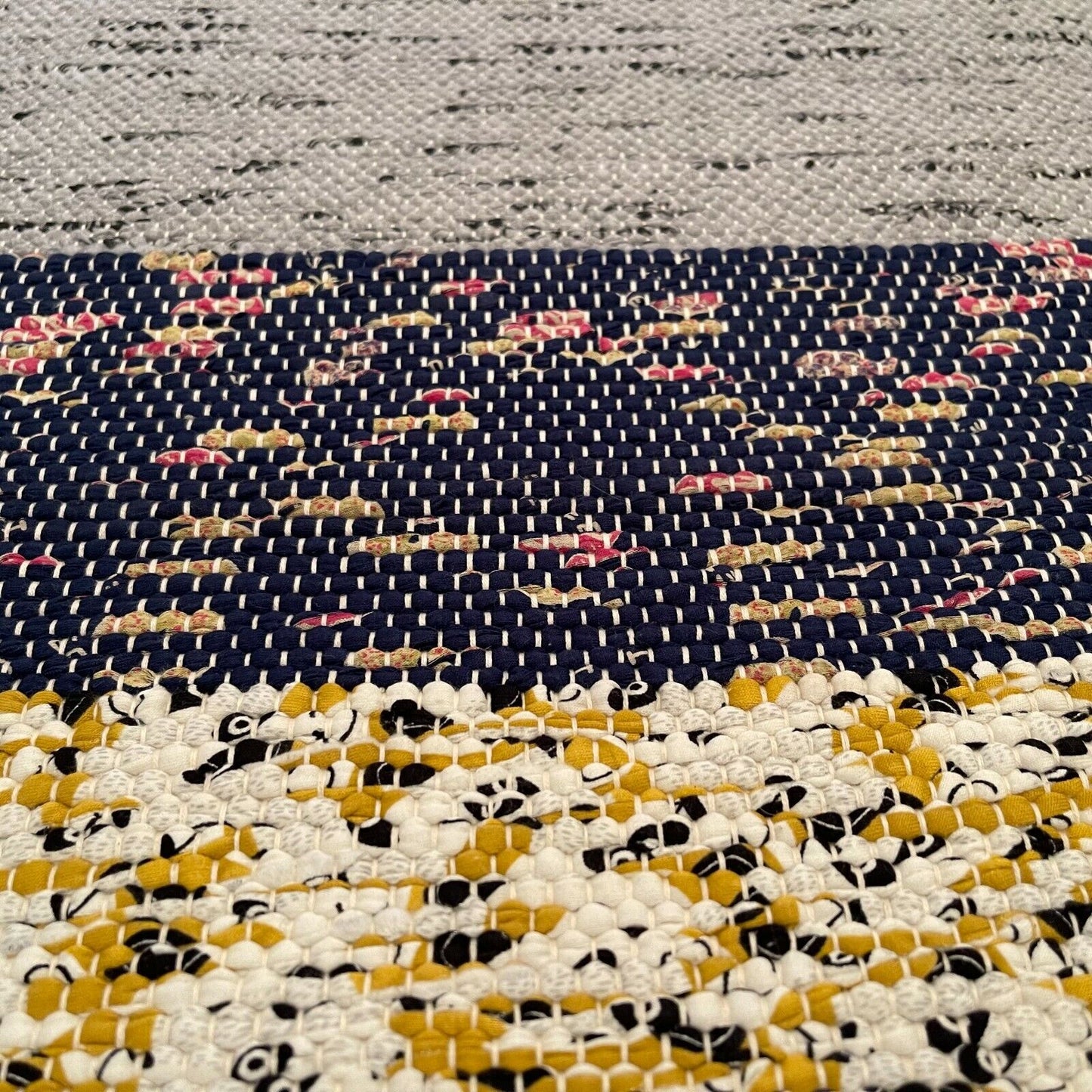 Brand New Traditional Turkish Runner , Rag Rug Runner 197 X 78 cm