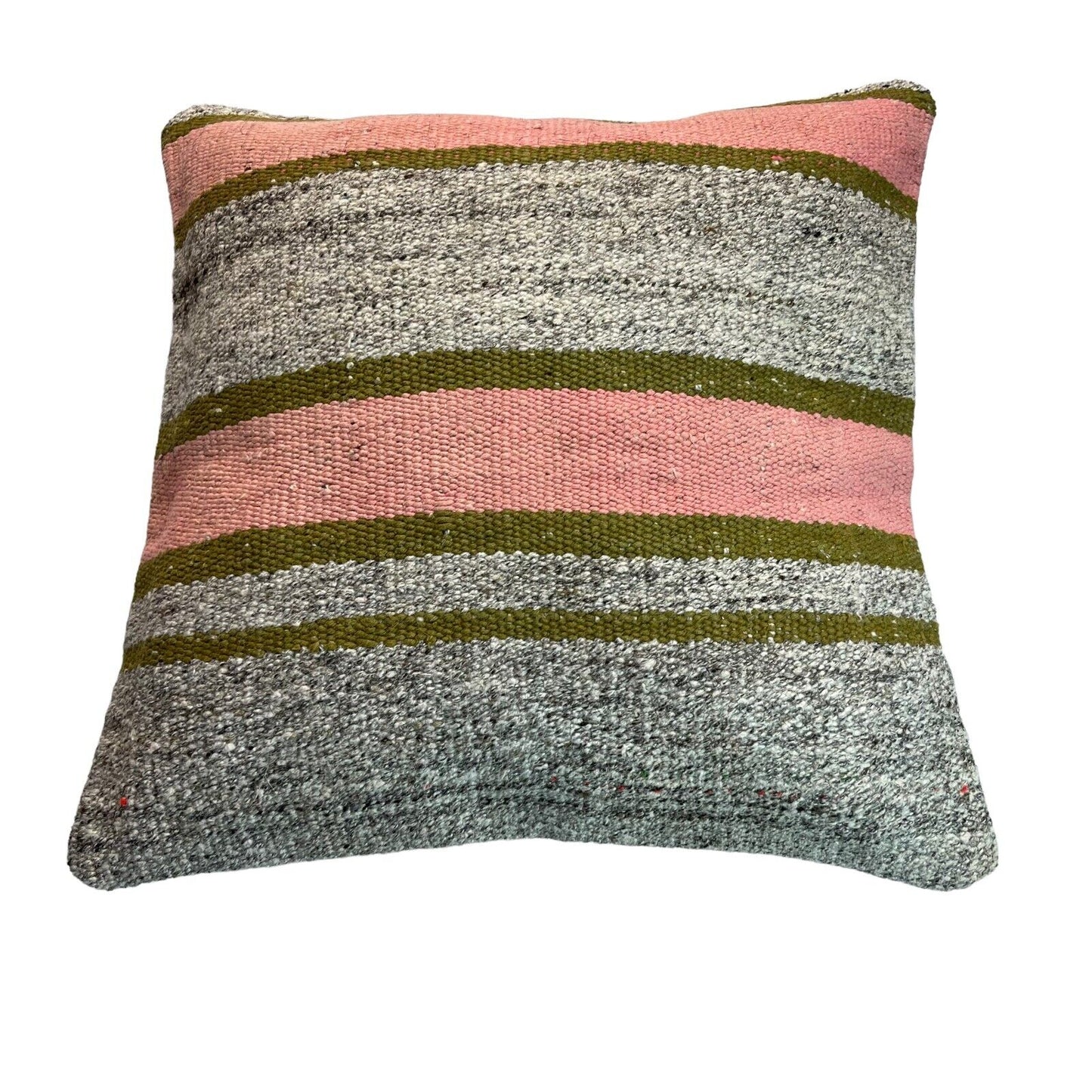 Einzigartige Kelim-Kissen,Turkish Kilim Pillow,16'×16' Funda De Cojín Kilim