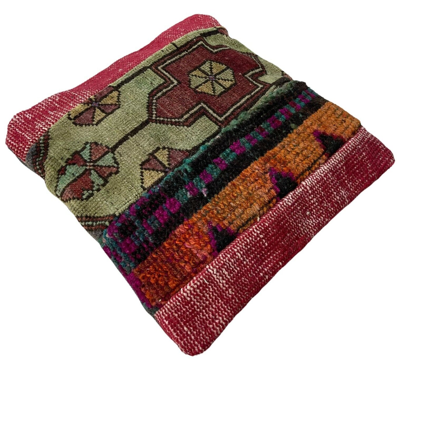 40 x 40 cm , Vintage Turkish Cushion Cover , Vintage Handgemachte Kissenbezug
