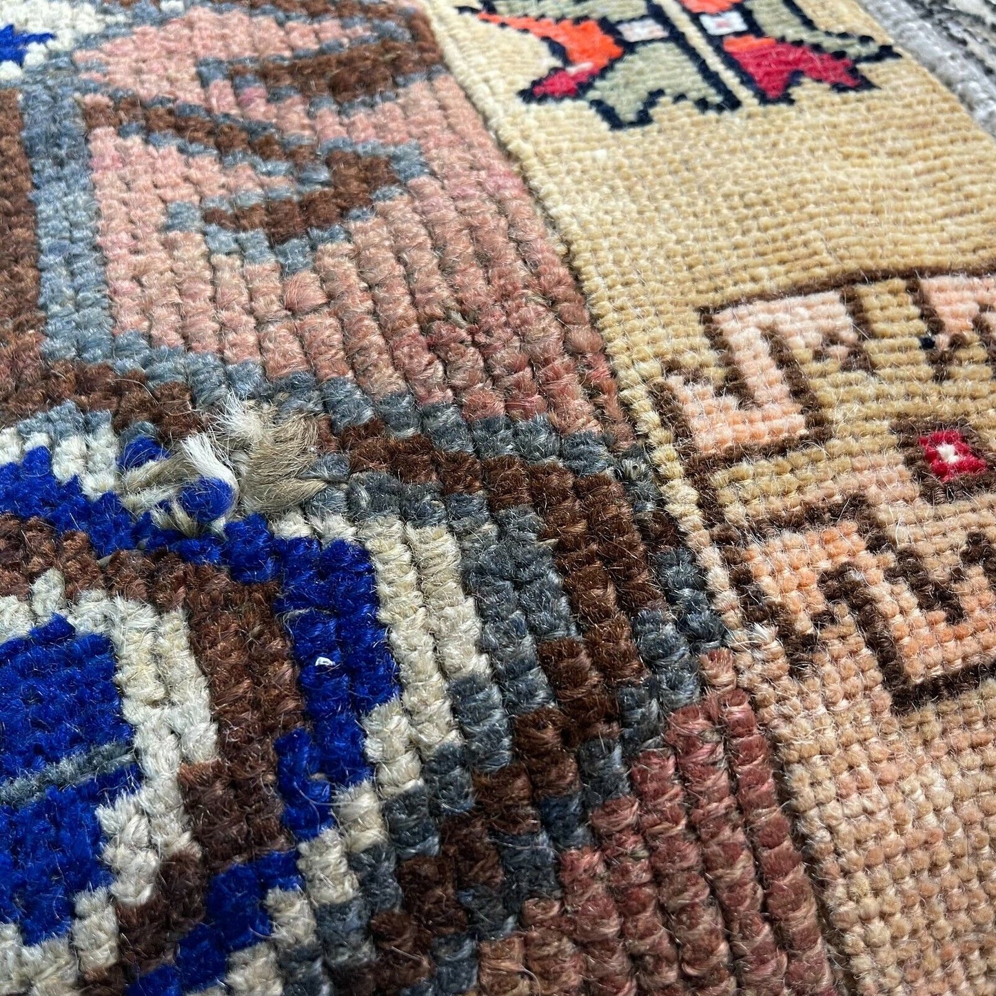 40 x 40 cm , Vintage Turkish Cushion Cover , Vintage Handgemachte Kissenbezug