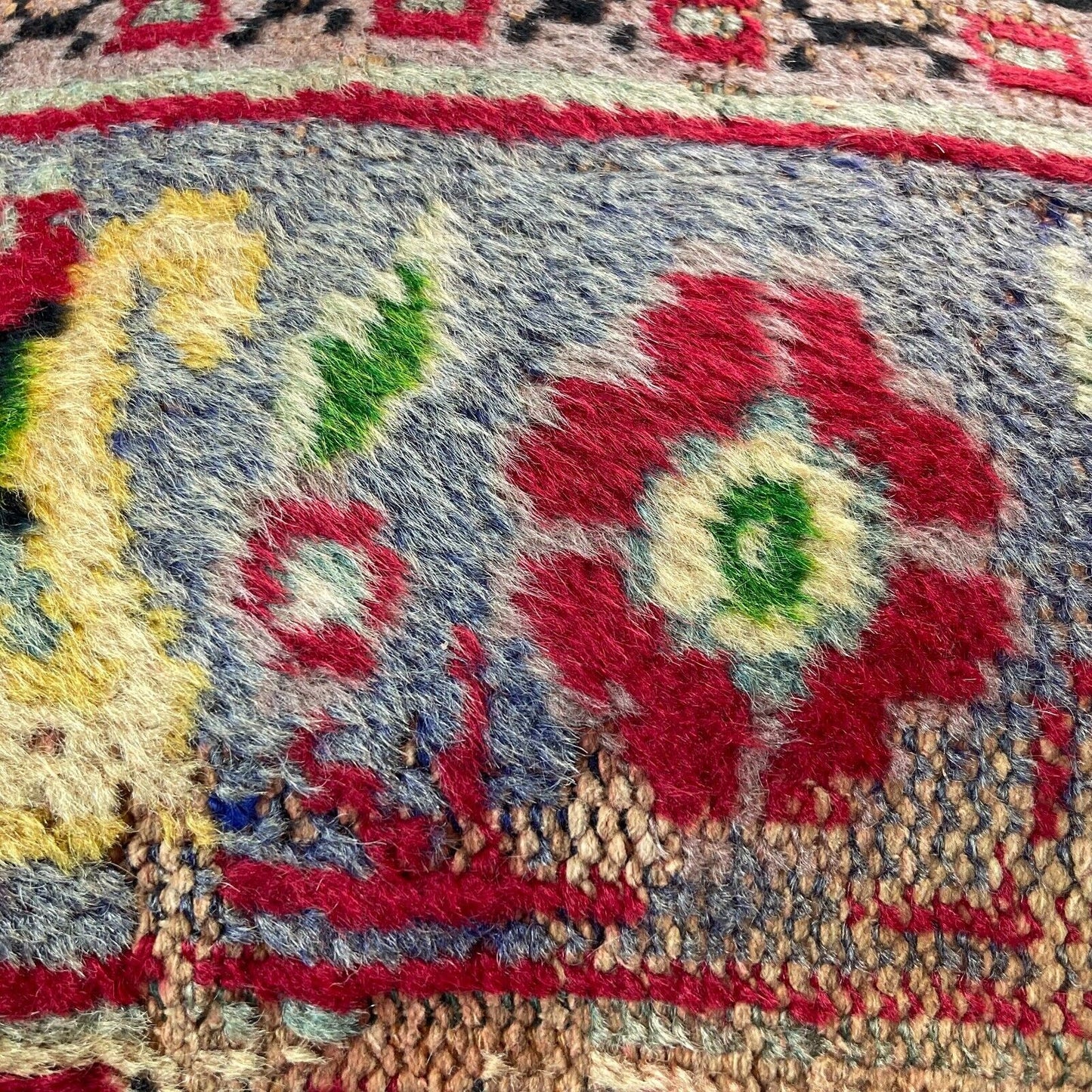 45x45 cm , Vintage Turkish Cushion Cover , Vintage Handgemachte Kissenbezug