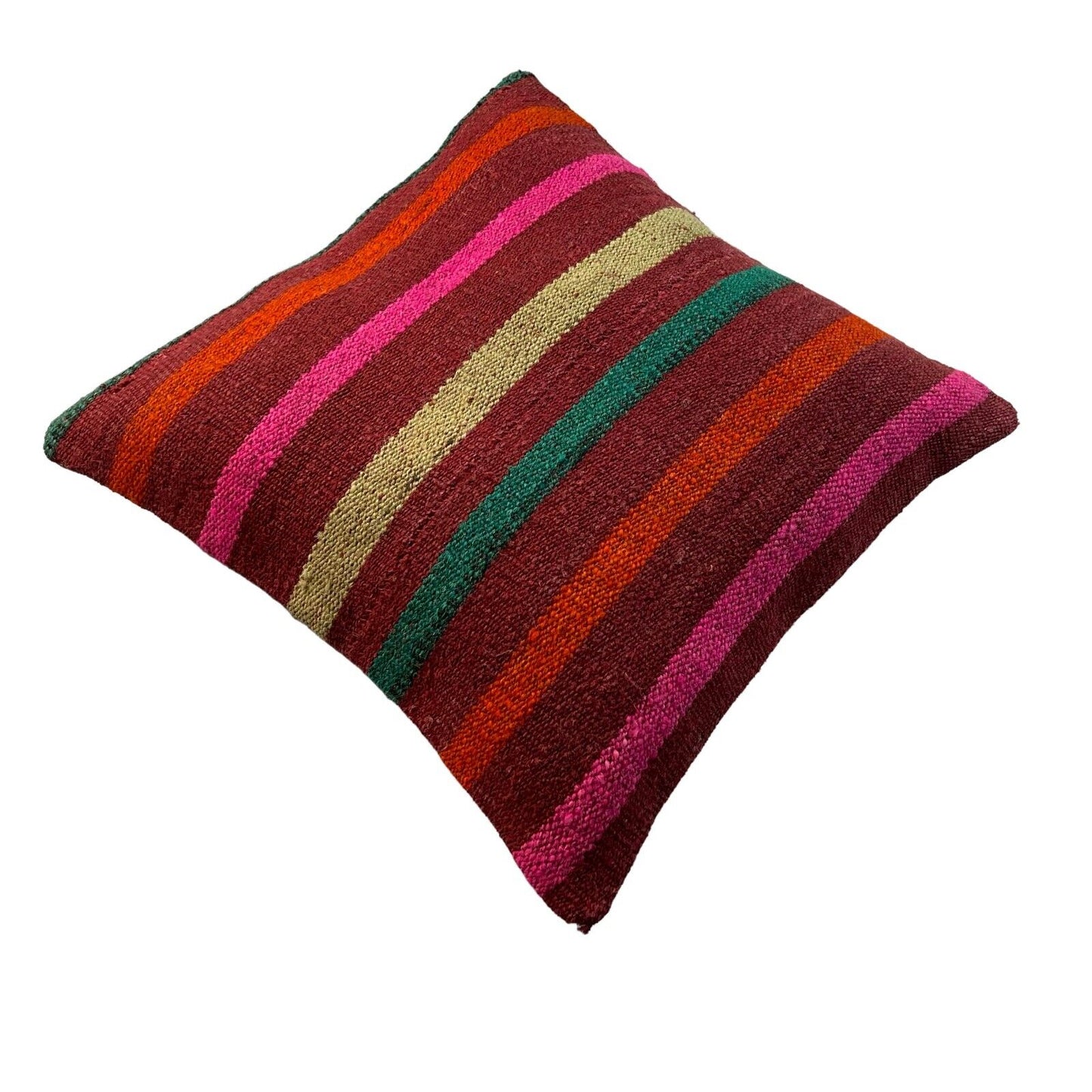 Kilim Housse de coussin 40x40 cm old vintage antique Kelim Coussin Boho Country