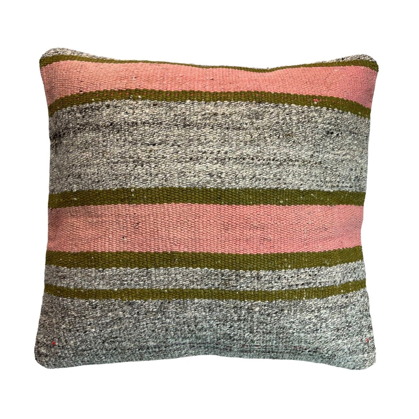 Einzigartige Kelim-Kissen,Turkish Kilim Pillow,16'×16' Funda De Cojín Kilim