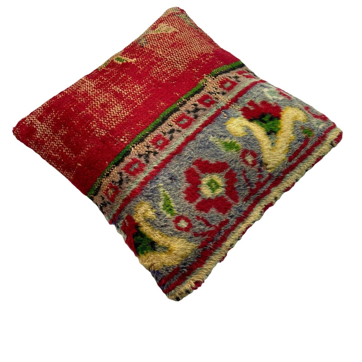 45 x 45 cm , Vintage Turkish Cushion Cover , Vintage Handgemachte Kissenbezug