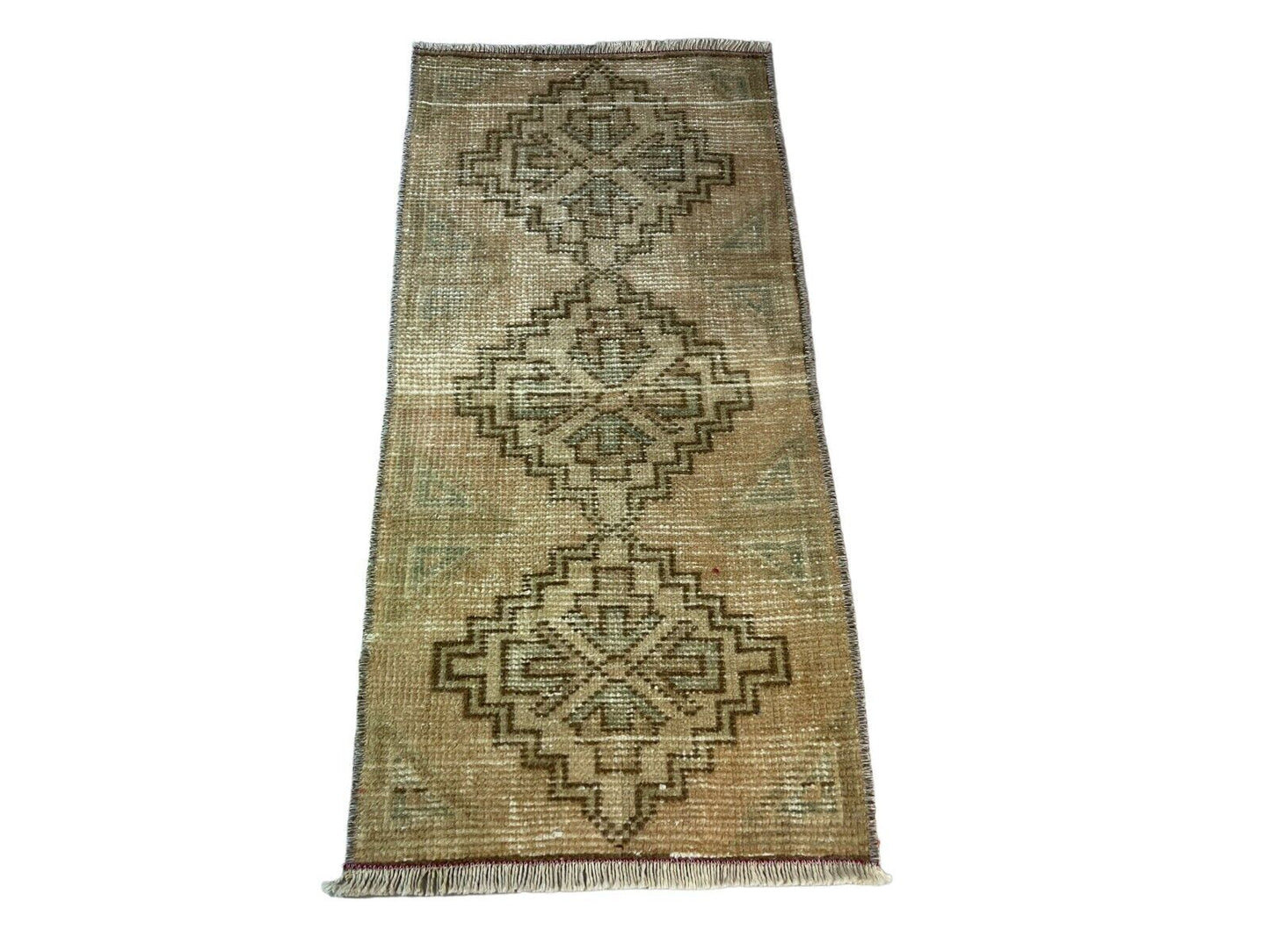 Traditionelle Vintage türkische Teppich, Vintage Turkish Rug 82 X40 cm