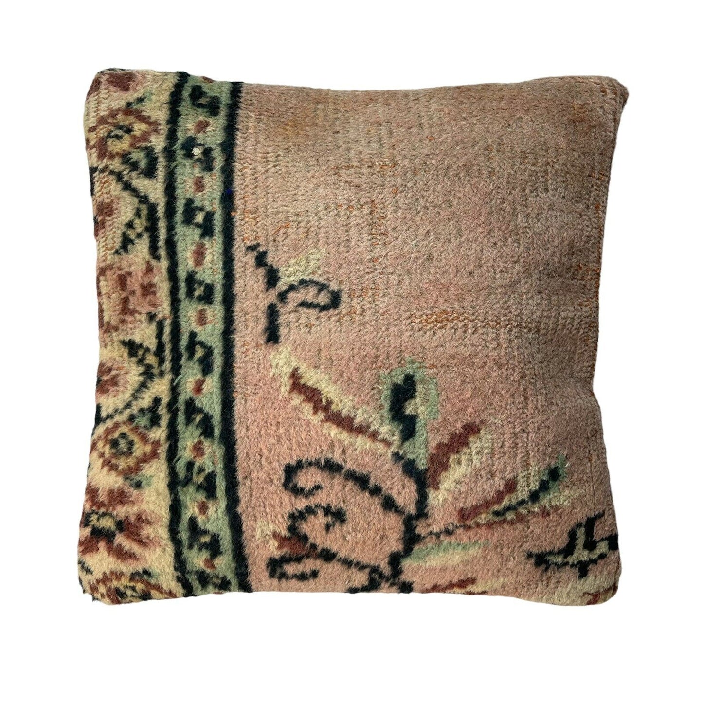 45 x 45 cm , Vintage Turkish Cushion Cover , Vintage Handgemachte Kissenbezug