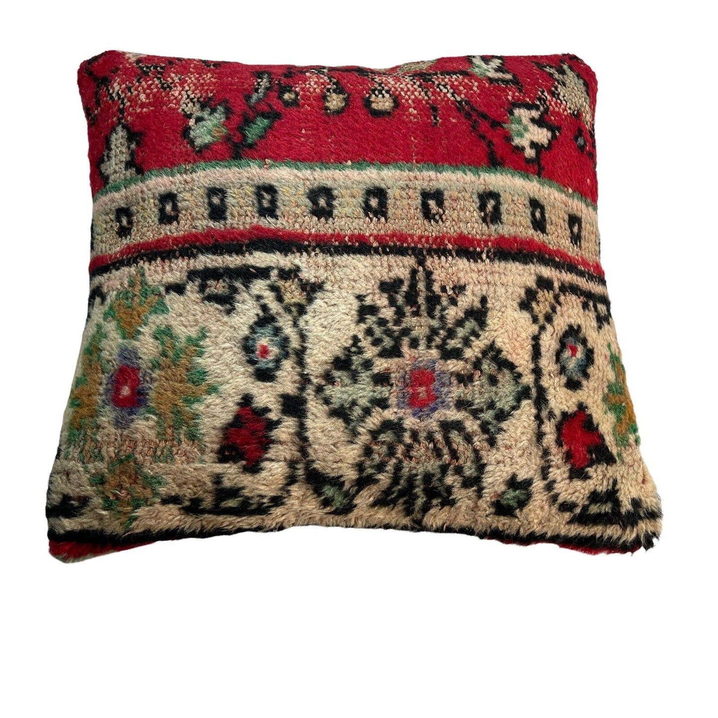18''X18'' Vintage Handmade Rug Cushion Cover, 45 x 45 cm Deko Kissenbezug LL1379