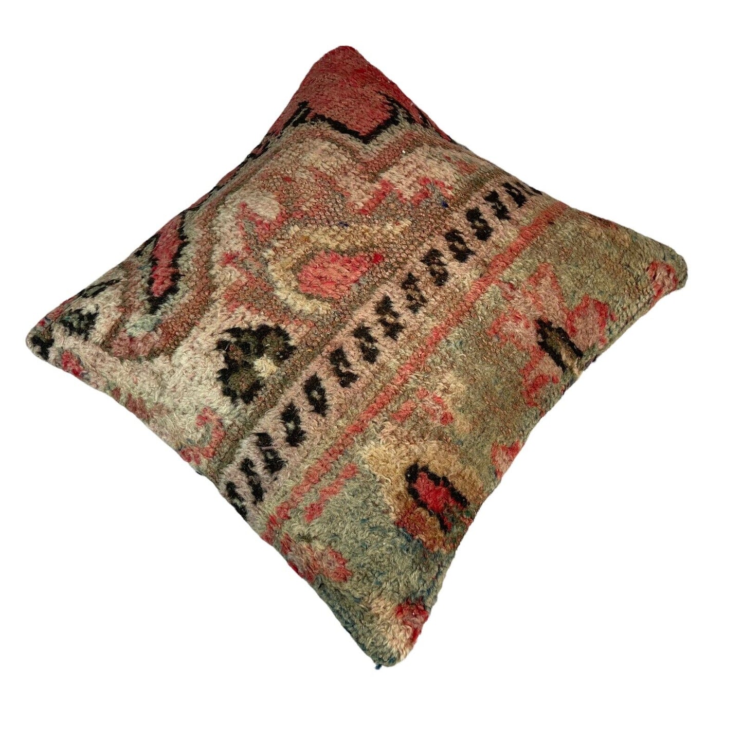 45 x 45 cm , Vintage Turkish Cushion Cover , Vintage Handgemachte Kissenbezug