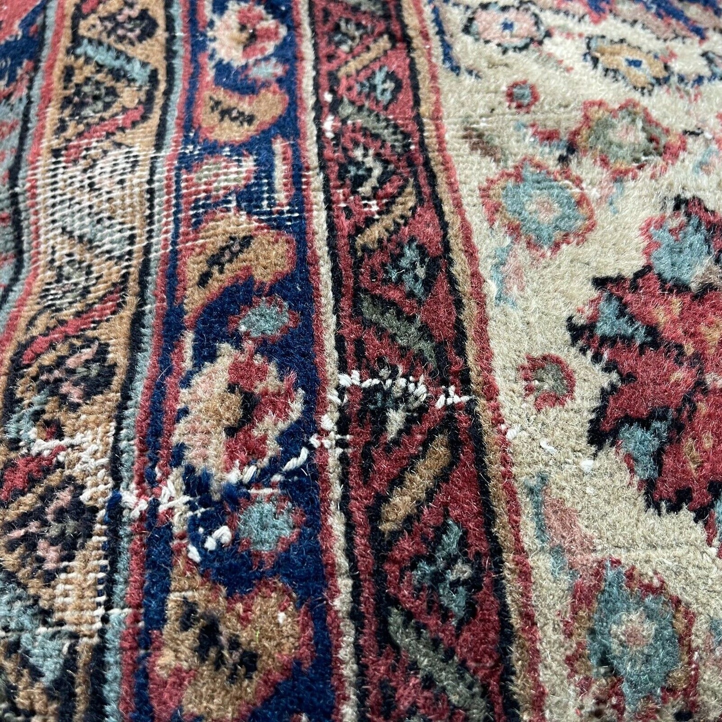 45 x 45 cm , Vintage Turkish Cushion Cover , Vintage Handgemachte Kissenbezug