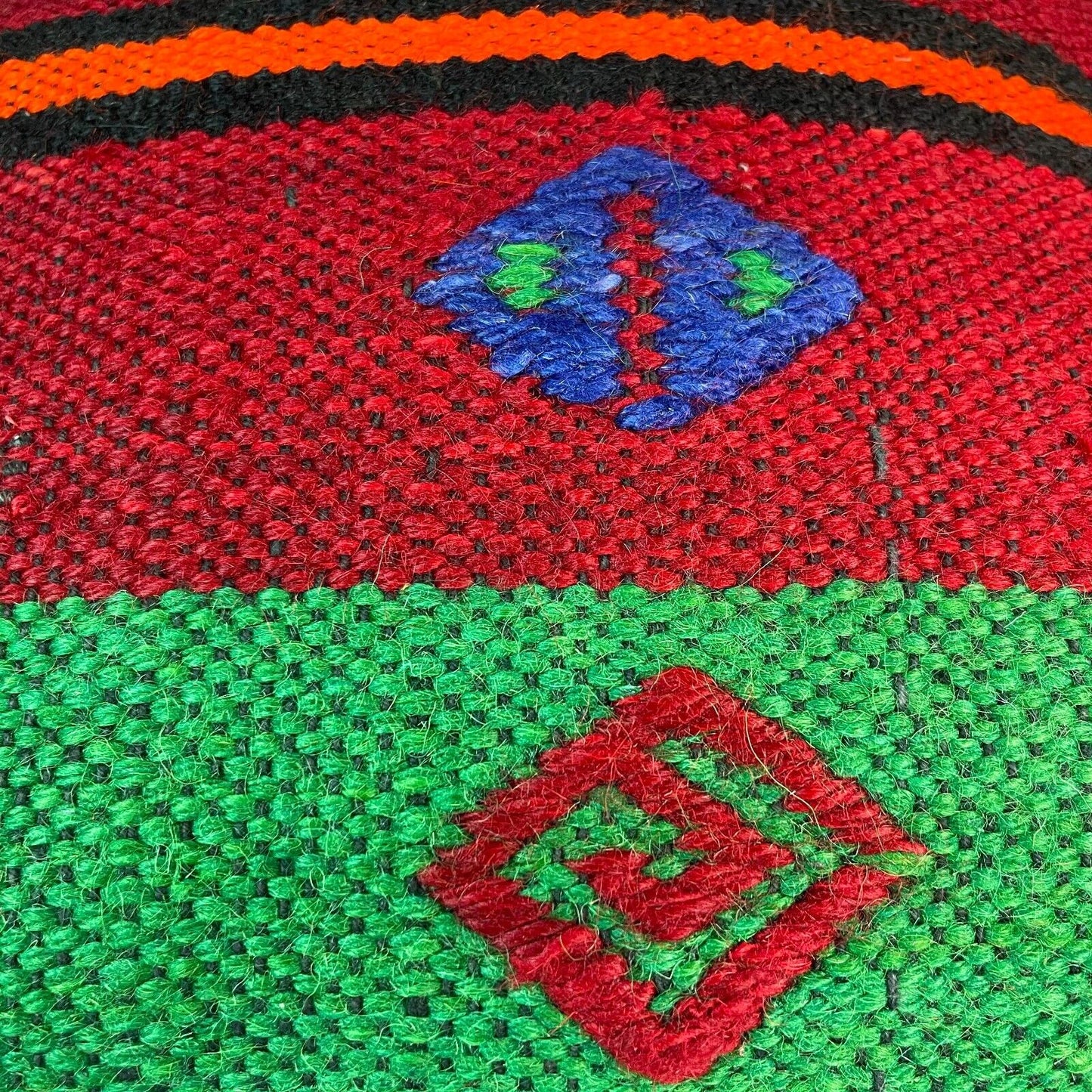 Einzigartige Kelim-Kissen,Turkish Kilim Pillow,16'×16' Funda De Cojín Kilim