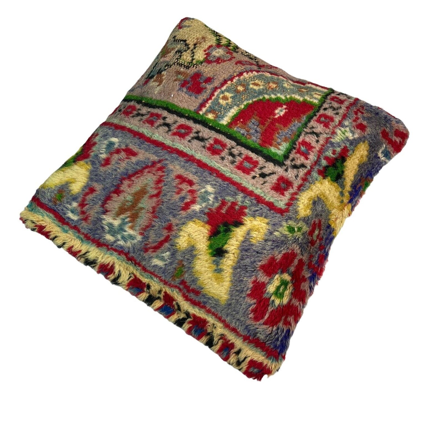 45 x 45 cm , Vintage Turkish Cushion Cover , Vintage Handgemachte Kissenbezug