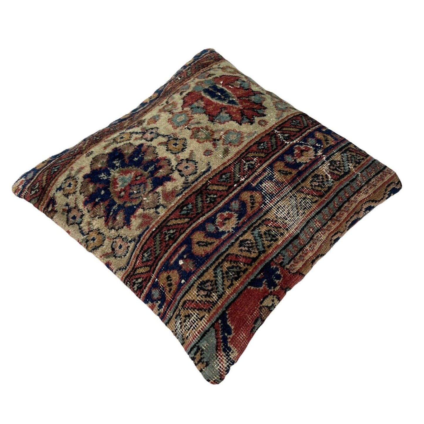 45 x 45 cm , Vintage Turkish Cushion Cover , Vintage Handgemachte Kissenbezug