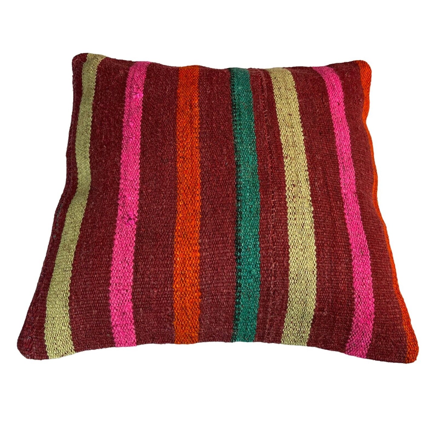 Einzigartige Kelim-Kissen,Turkish Kilim Pillow,16'×16' Funda De Cojín Kilim