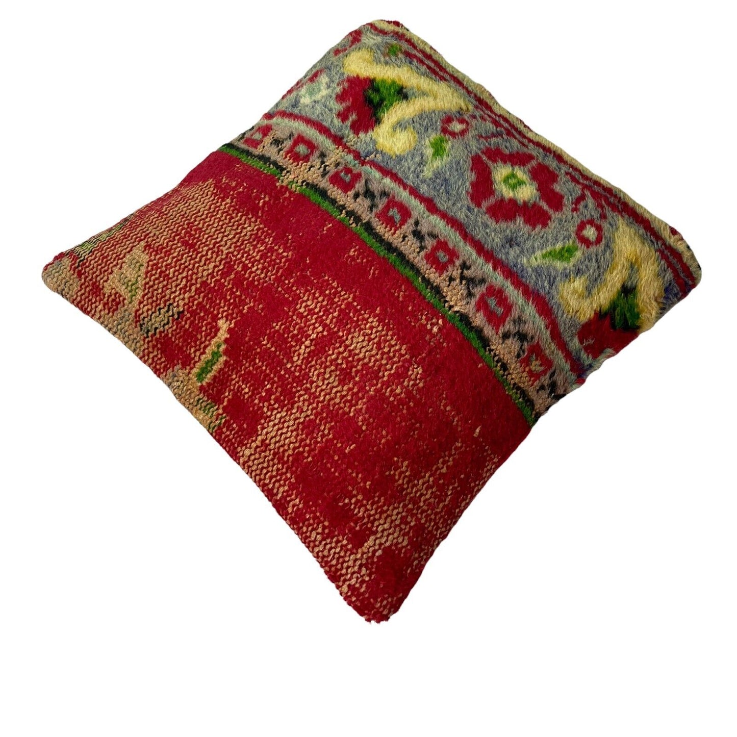 45 x 45 cm , Vintage Turkish Cushion Cover , Vintage Handgemachte Kissenbezug