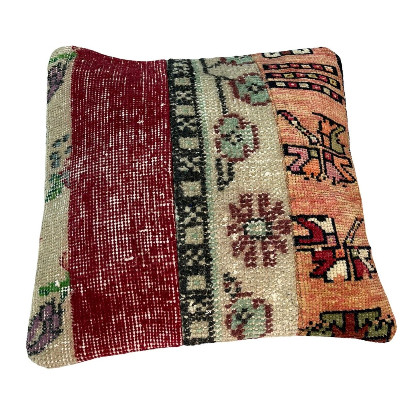 40 x 40 cm , Vintage Turkish Cushion Cover , Vintage Handgemachte Kissenbezug