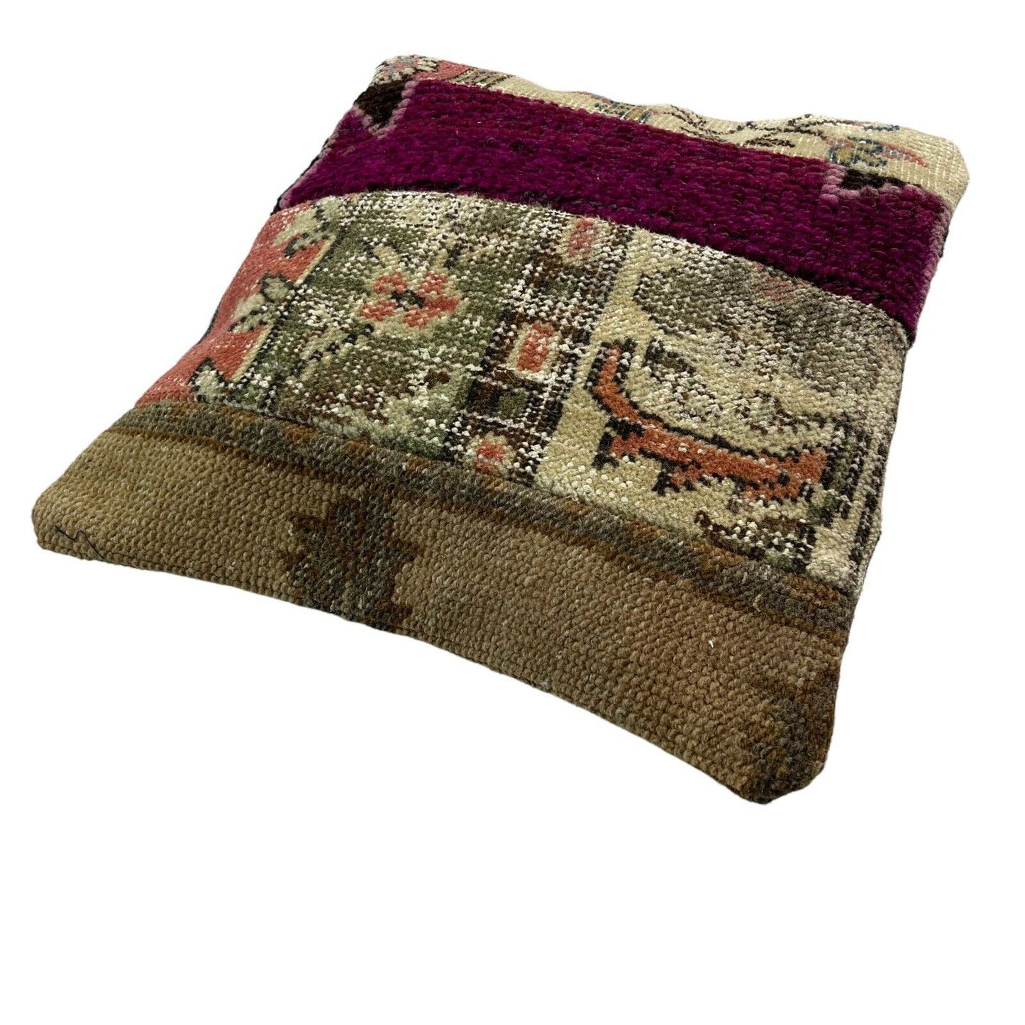 40 x 40 cm , Vintage Turkish Cushion Cover , Vintage Handgemachte Kissenbezug
