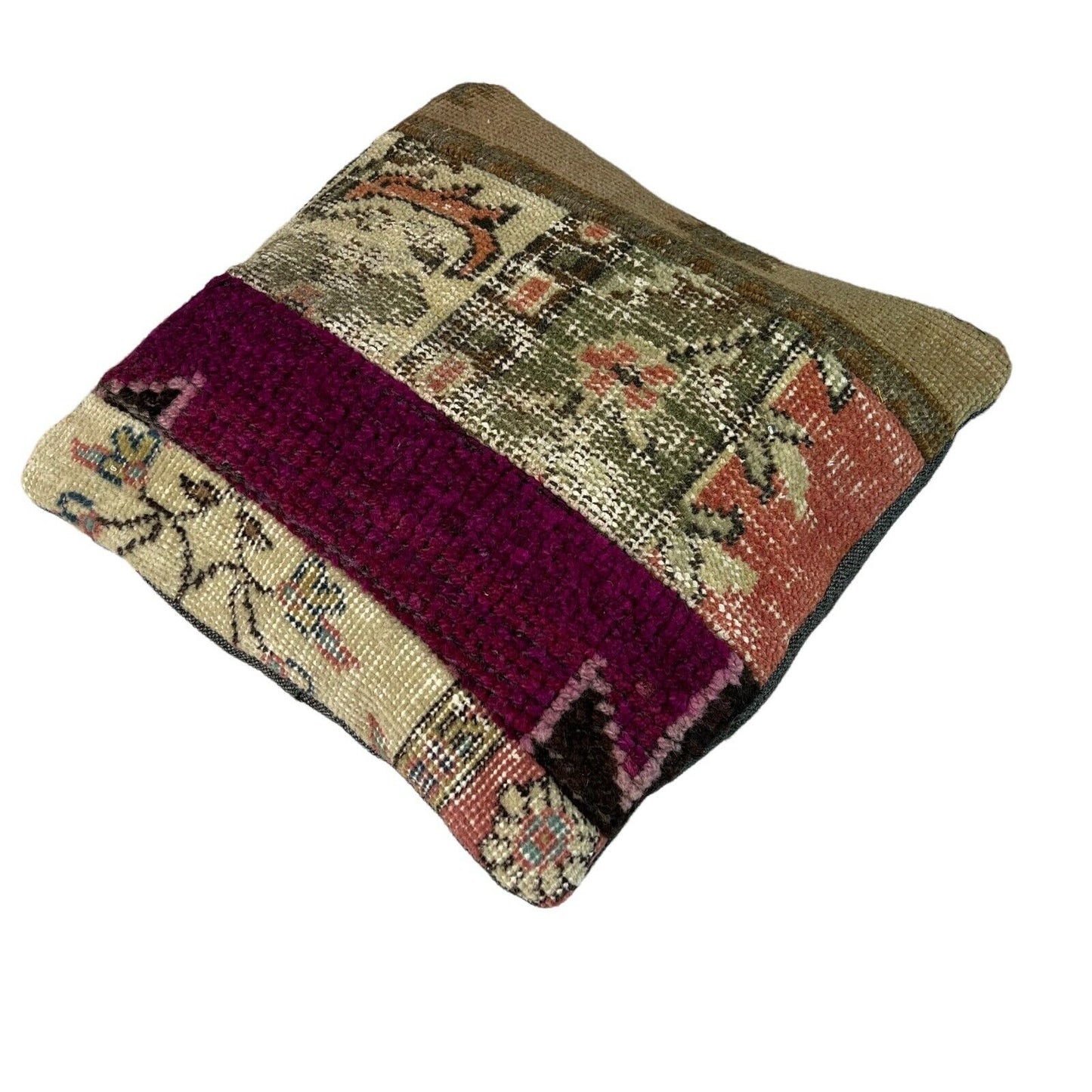40 x 40 cm , Vintage Turkish Cushion Cover , Vintage Handgemachte Kissenbezug