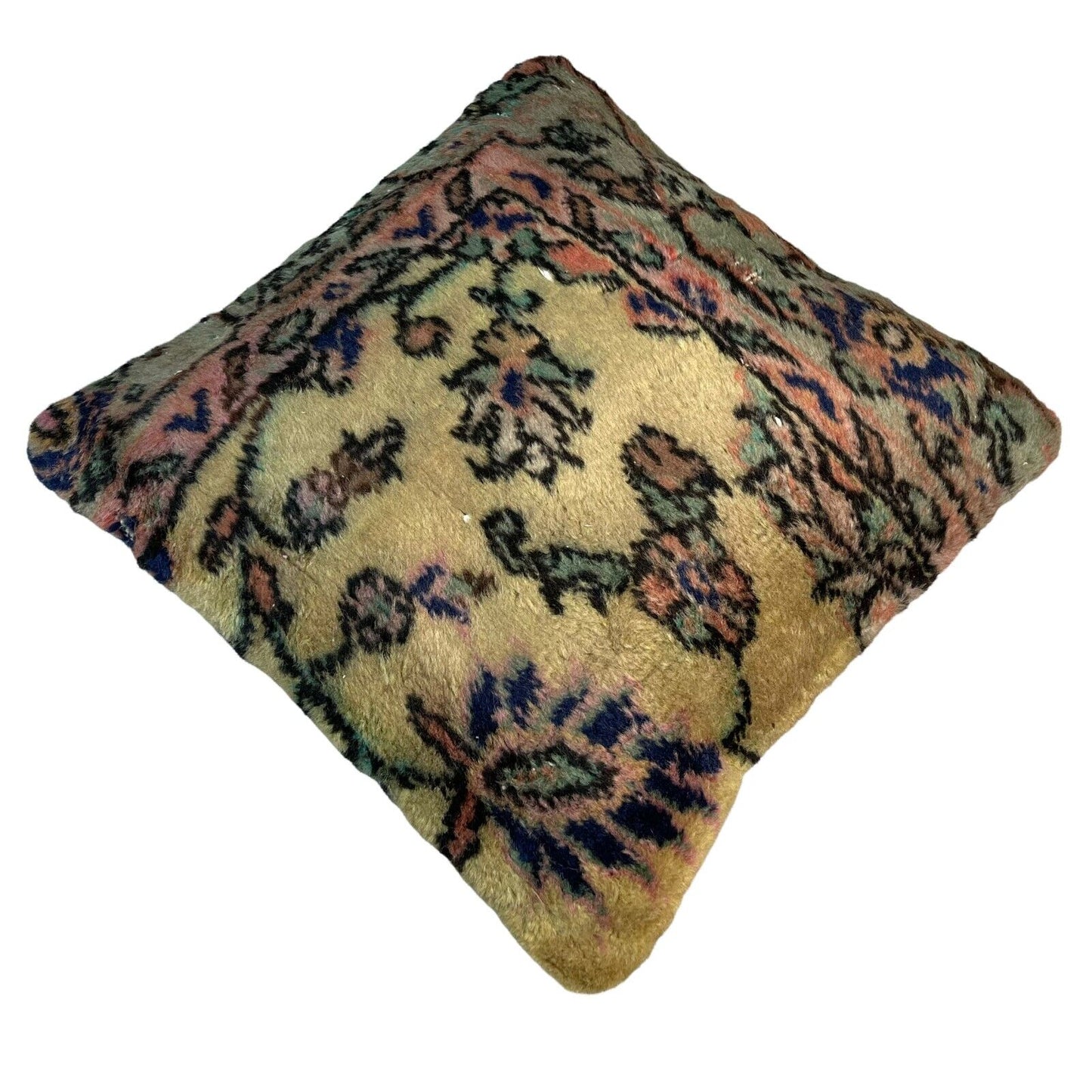 45 x 45 cm , Vintage Turkish Cushion Cover , Vintage Handgemachte Kissenbezug