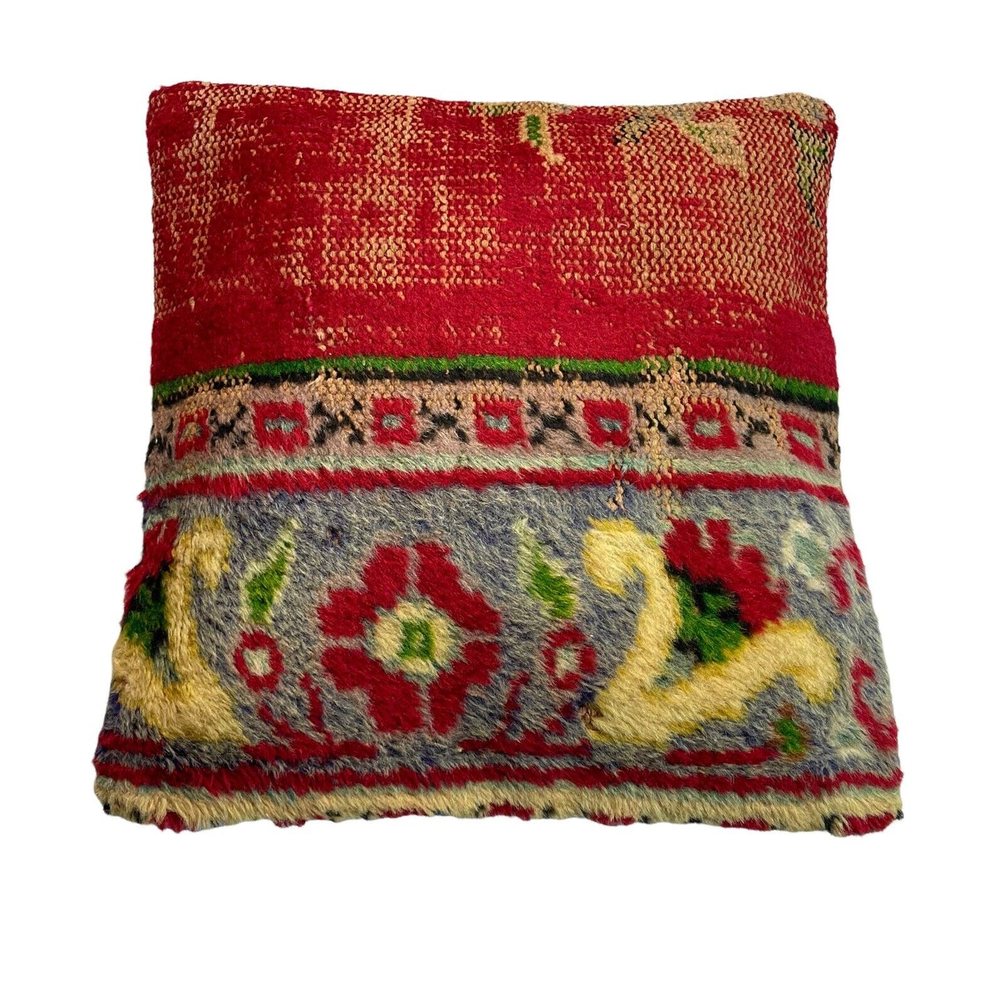 45 x 45 cm , Vintage Turkish Cushion Cover , Vintage Handgemachte Kissenbezug