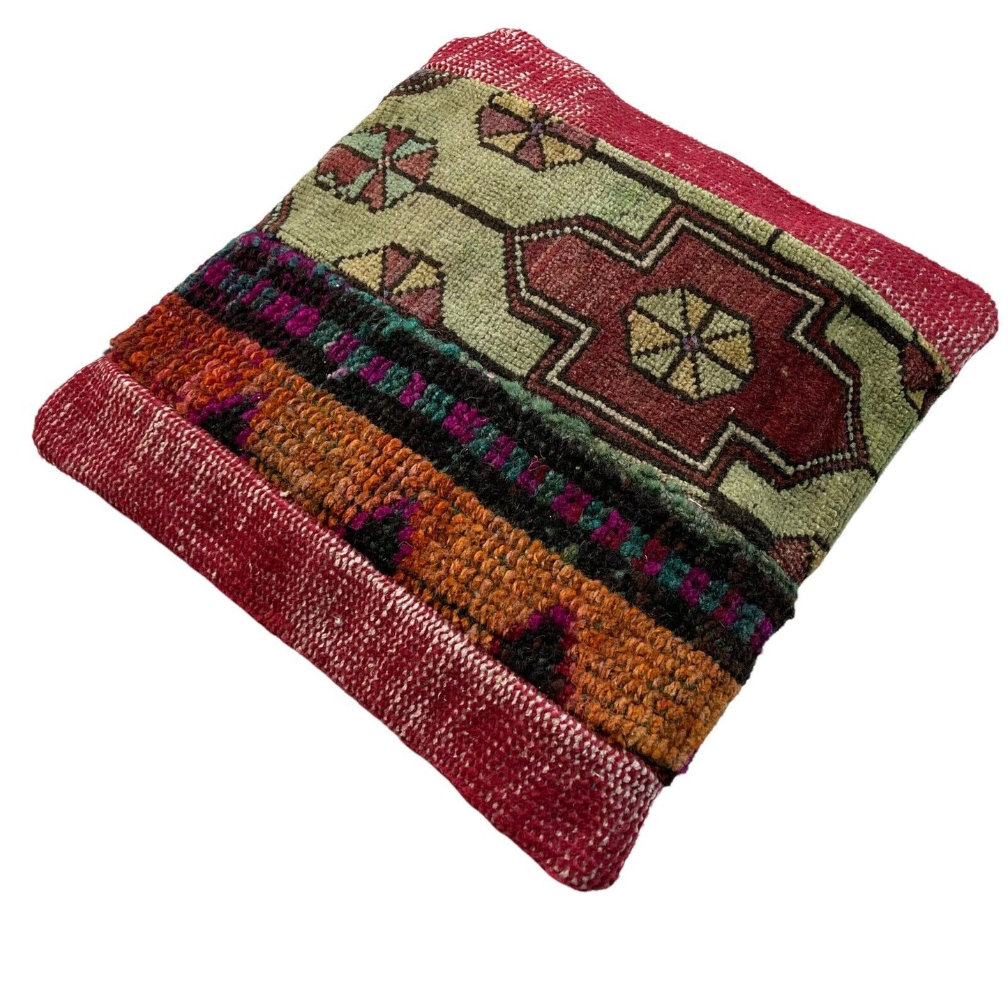 40 x 40 cm , Vintage Turkish Cushion Cover , Vintage Handgemachte Kissenbezug