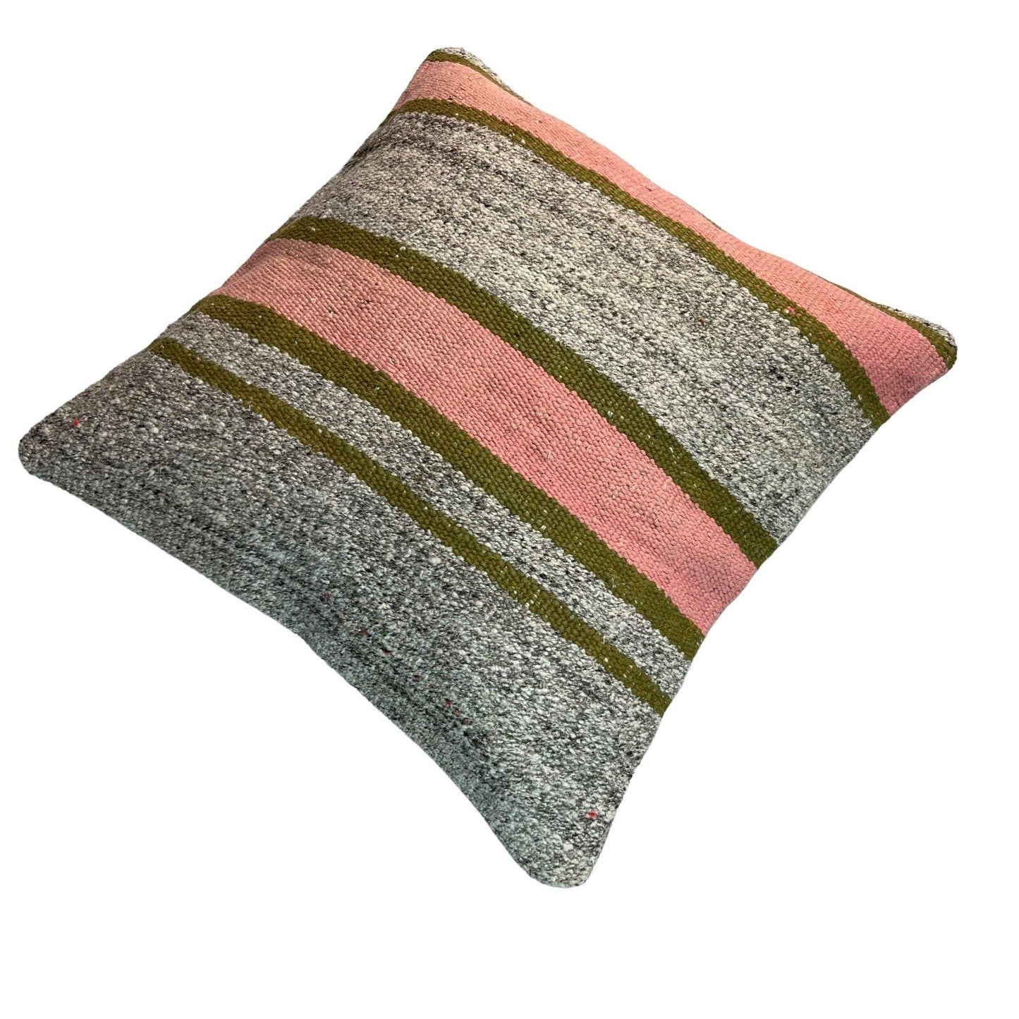 Einzigartige Kelim-Kissen,Turkish Kilim Pillow,16'×16' Funda De Cojín Kilim