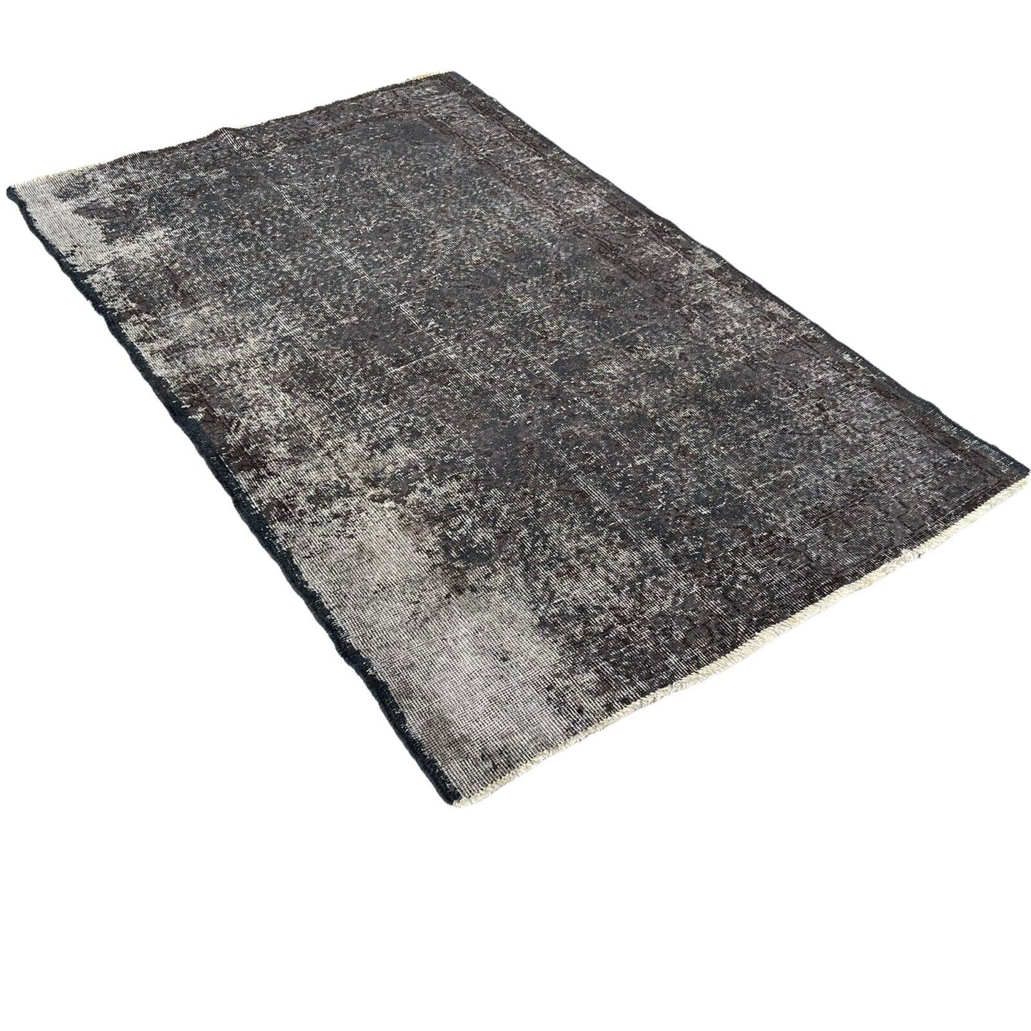 Distressed Overdyed Türkischer Teppich 196 x 110 cm Vintage Decorative Teppich