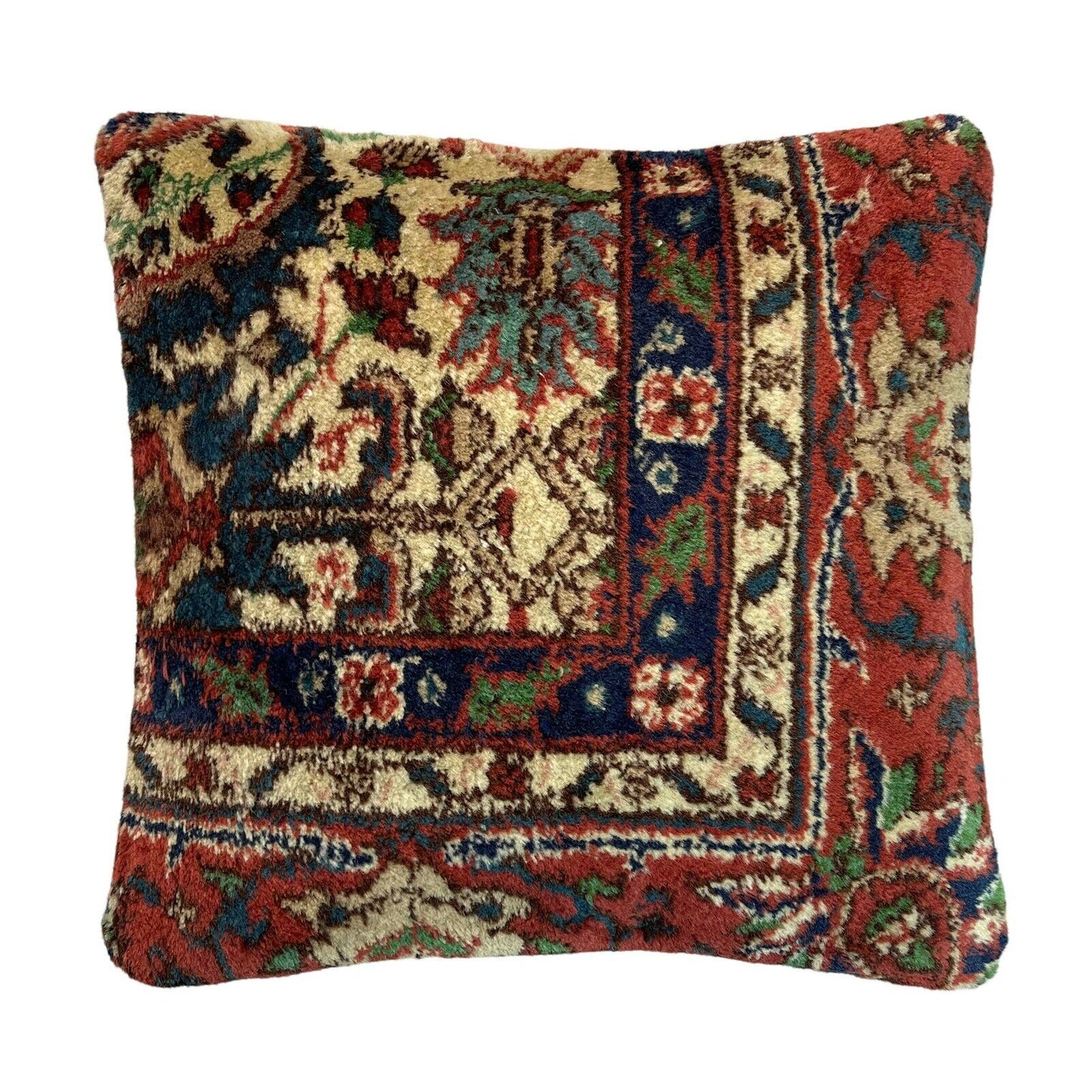45 x 45 cm , Vintage Turkish Cushion Cover , Vintage Handgemachte Kissenbezug