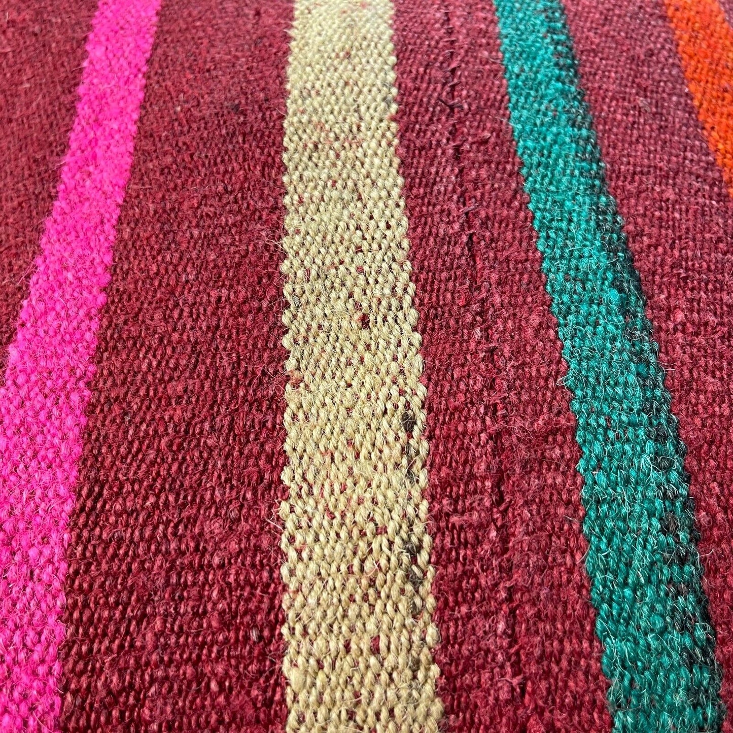 Kilim Housse de coussin 40x40 cm old vintage antique Kelim Coussin Boho Country