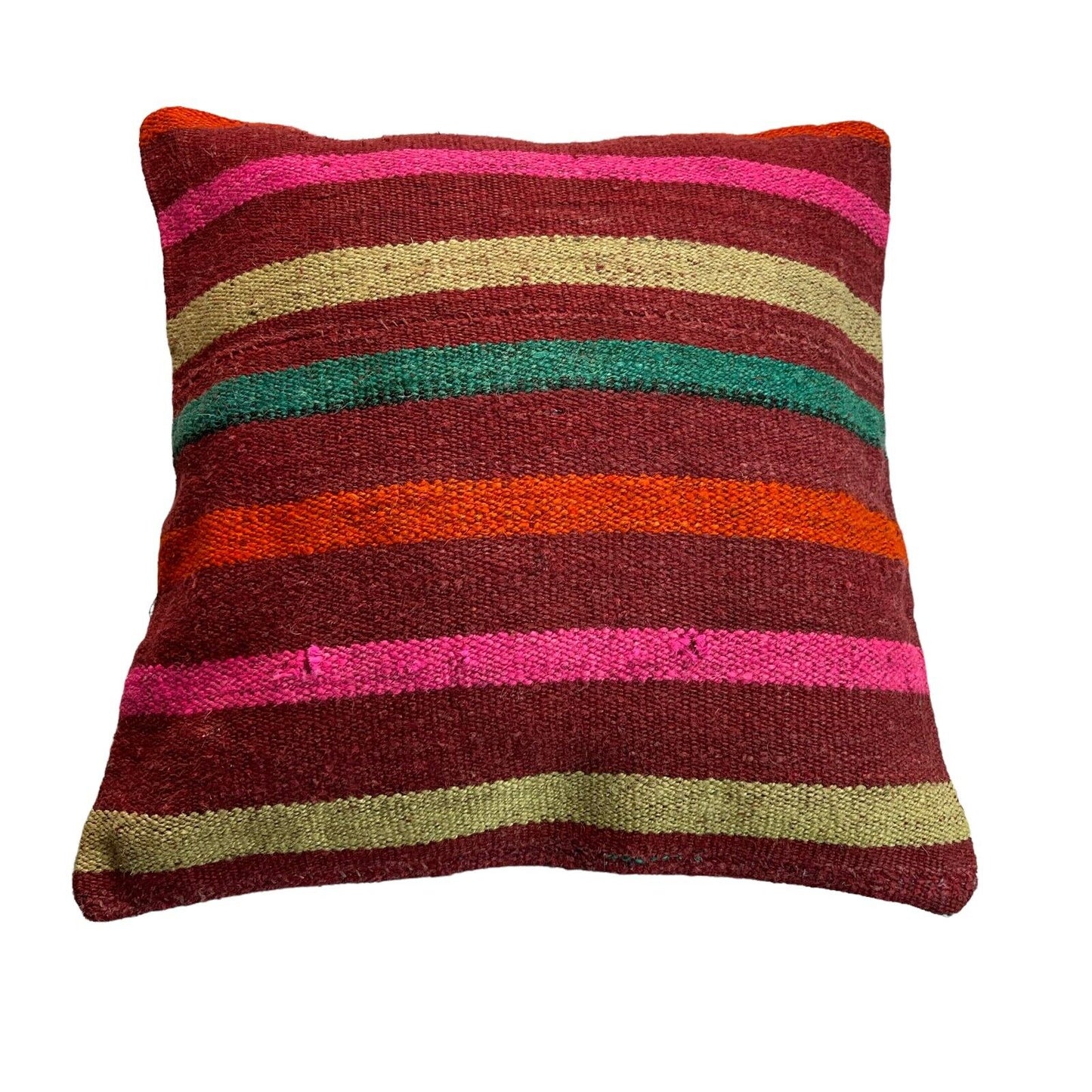 Einzigartige Kelim-Kissen,Turkish Kilim Pillow,16'×16' Funda De Cojín Kilim