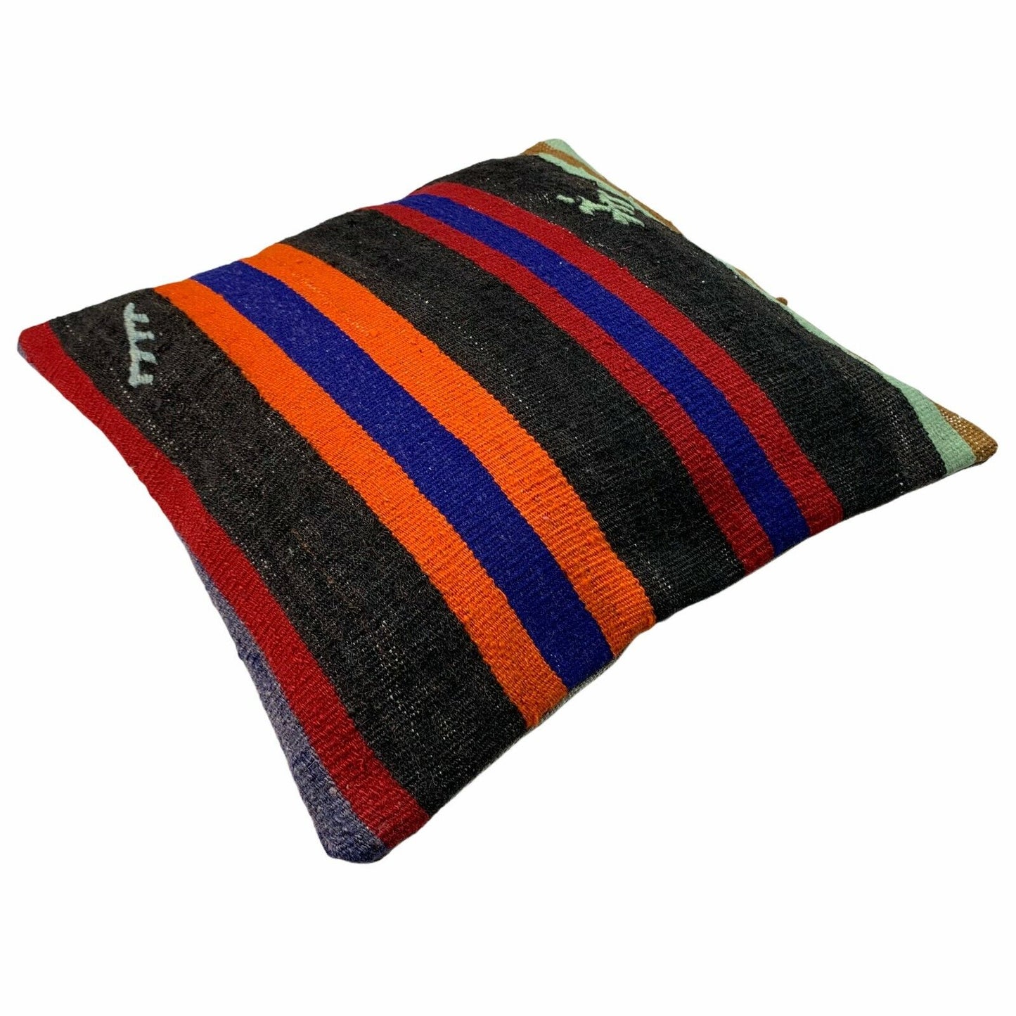 Einzigartige Kelim-Kissen,Turkish Kilim Pillow,16'×16' Funda De Cojín Kilim
