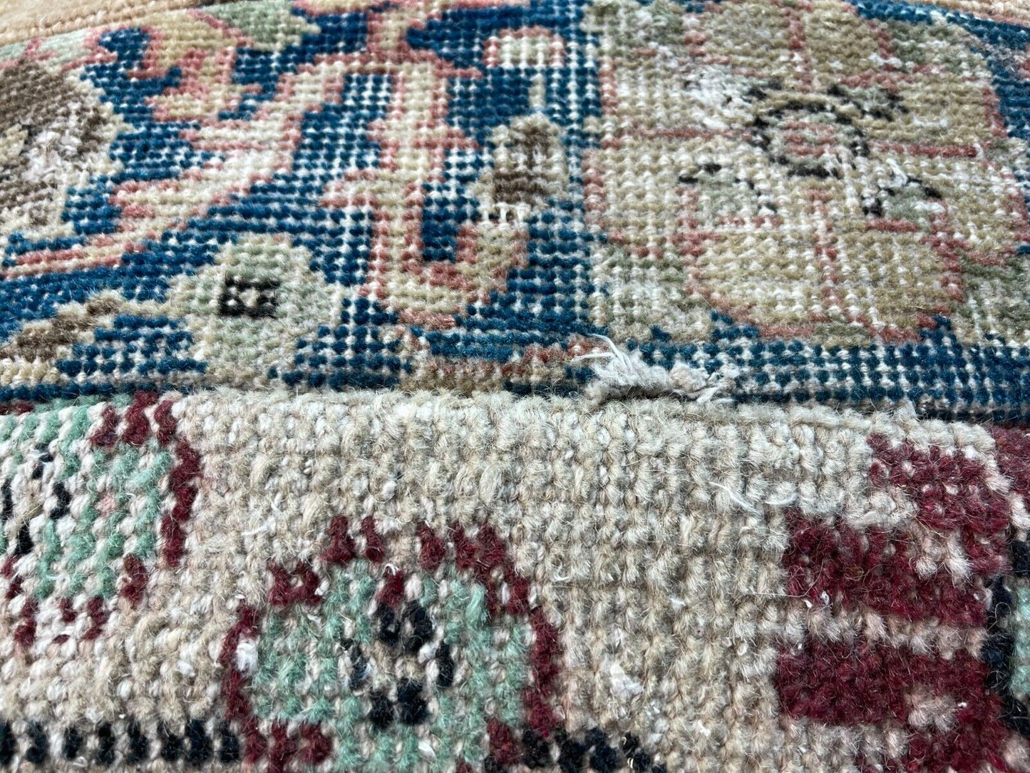 40 x 40 cm , Vintage Turkish Cushion Cover , Vintage Handgemachte Kissenbezug