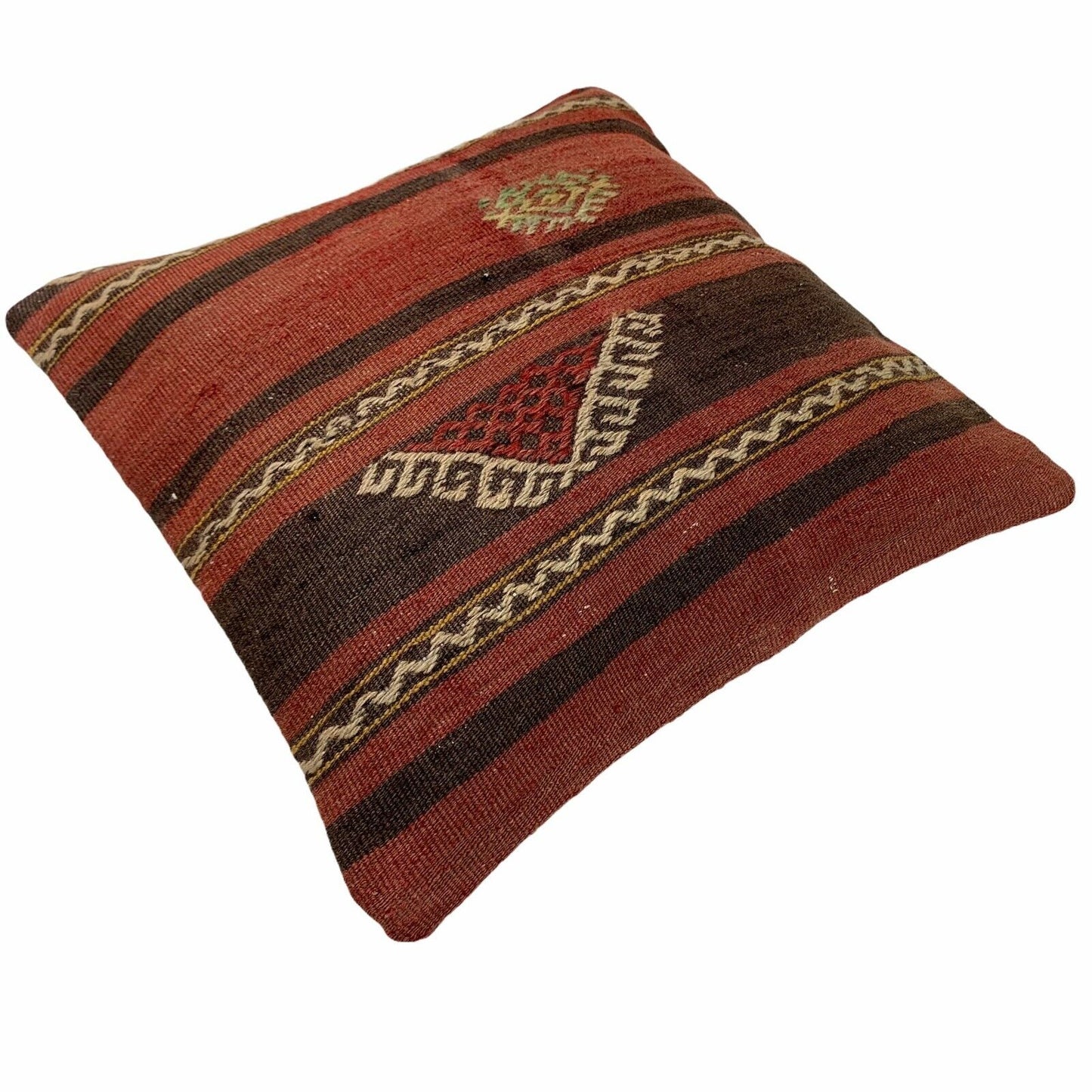 Einzigartige Kelim-Kissen,Turkish Kilim Pillow,16'×16' Funda De Cojín Kilim