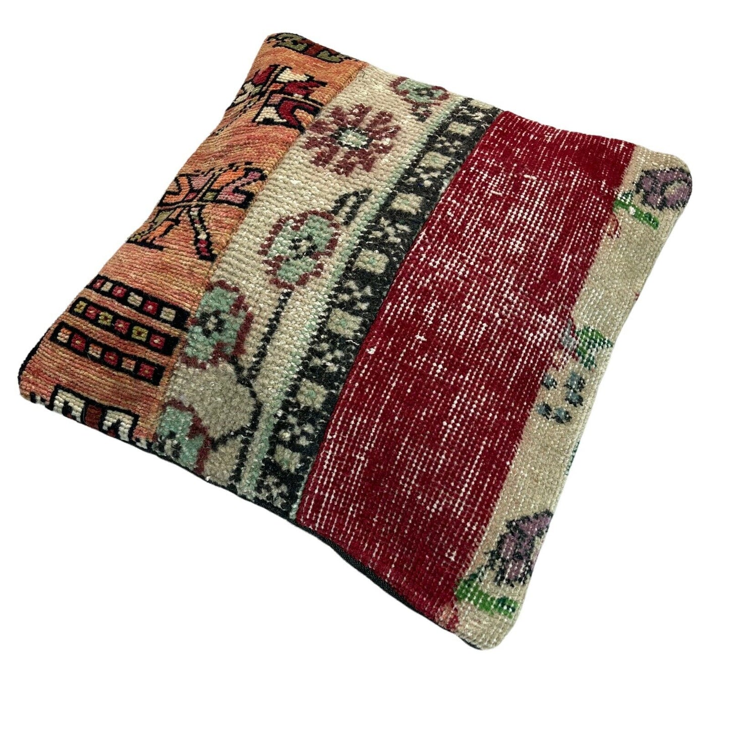 40 x 40 cm , Vintage Turkish Cushion Cover , Vintage Handgemachte Kissenbezug