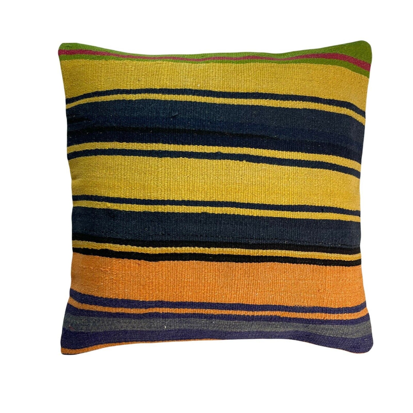 60x60CM ECHTE HANDGEWEBT VINTAGE KELIM KISSEN KISSENHÜLLE SITZKISSEN KISSENBEZUG