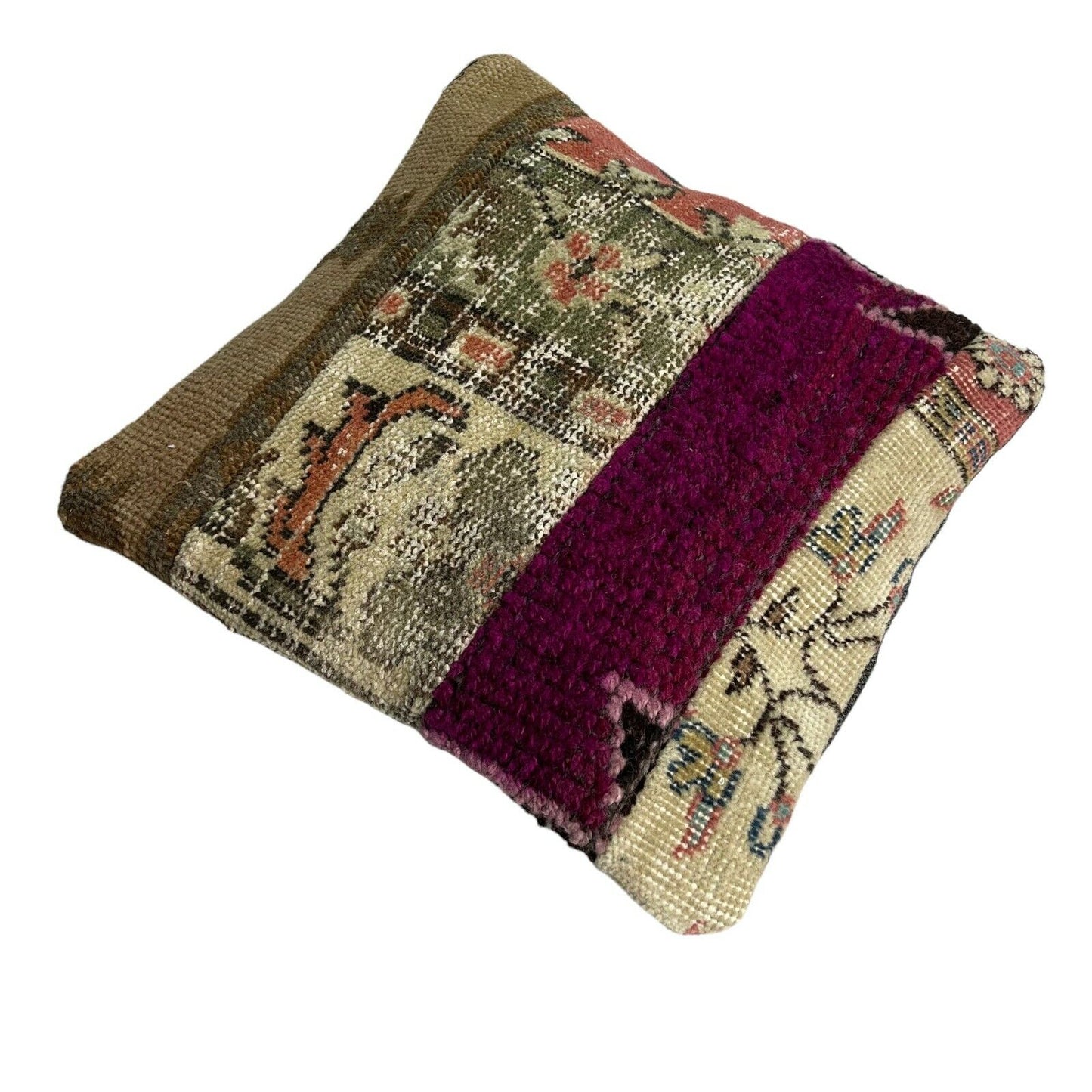 40 x 40 cm , Vintage Turkish Cushion Cover , Vintage Handgemachte Kissenbezug