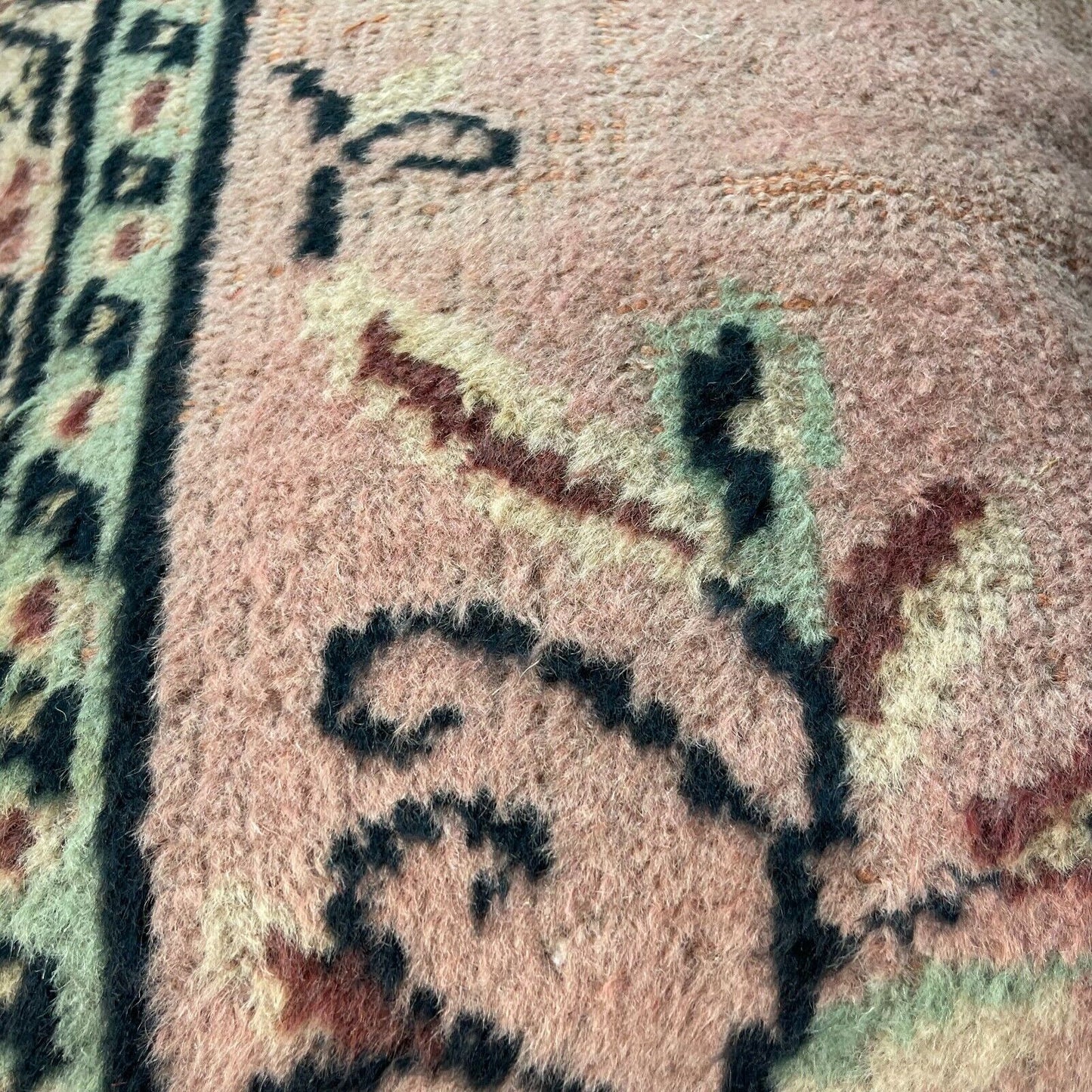 45 x 45 cm , Vintage Turkish Cushion Cover , Vintage Handgemachte Kissenbezug