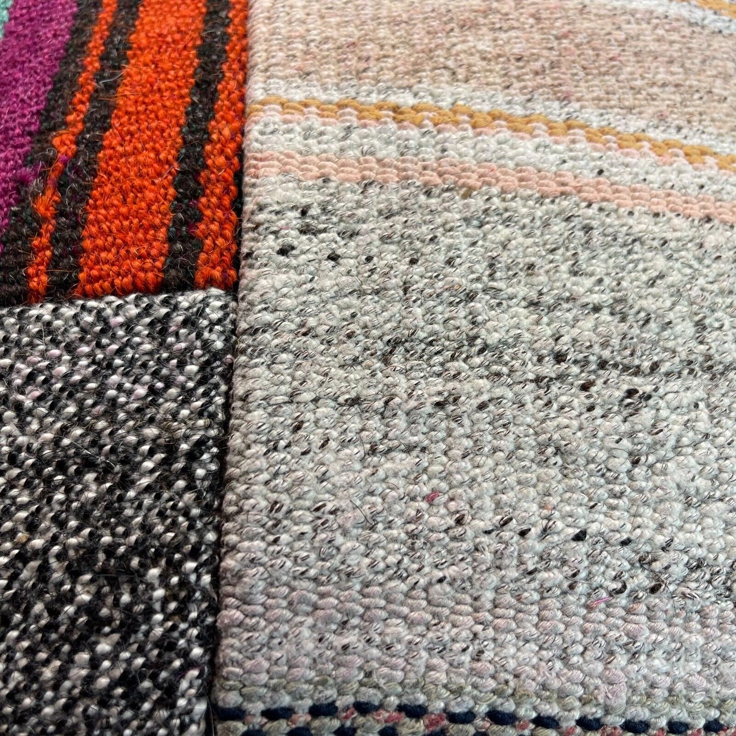 Einzigartige Kelim-Kissen,Turkish Kilim Pillow,16'×16' Funda De Cojín Kilim