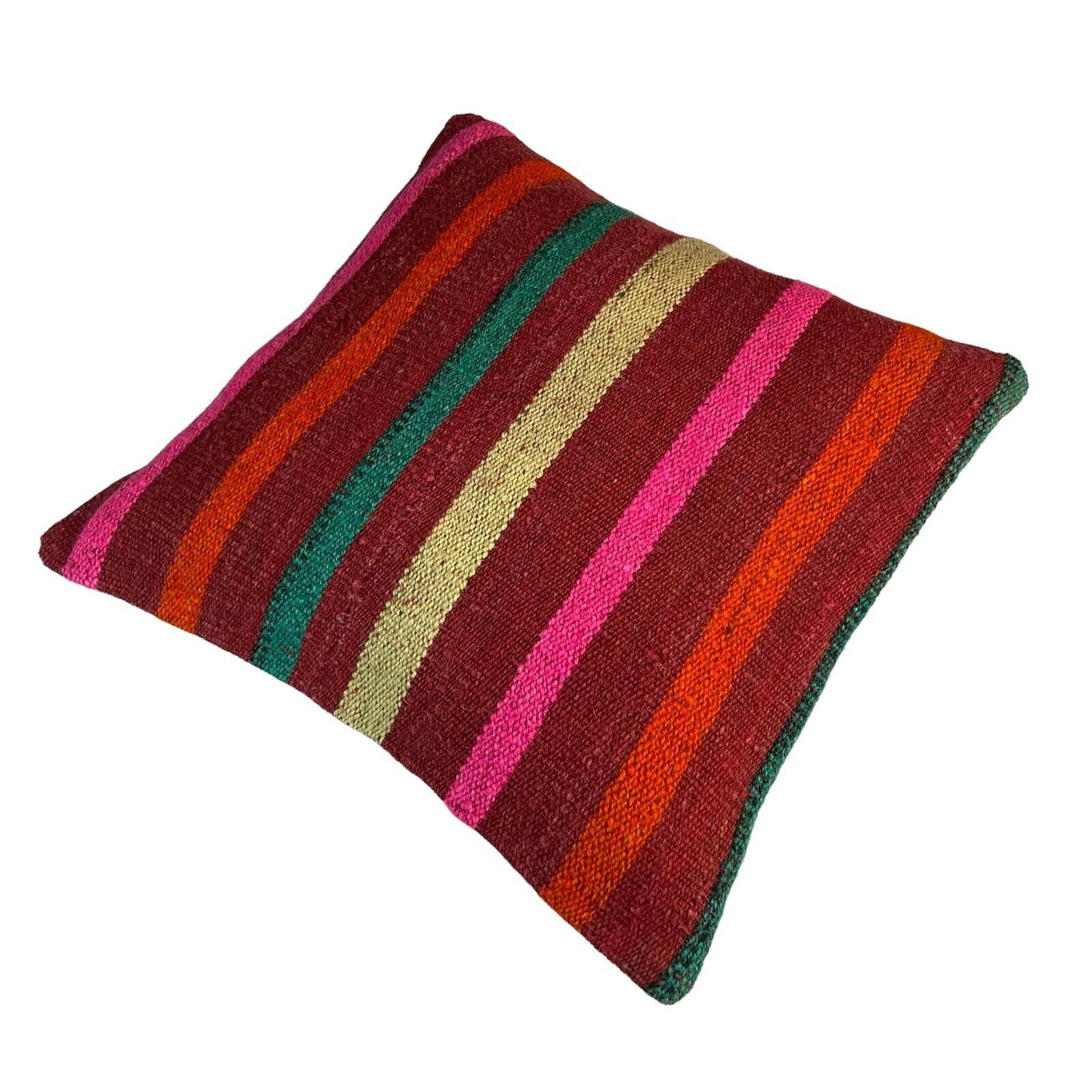 Kilim Housse de coussin 40x40 cm old vintage antique Kelim Coussin Boho Country
