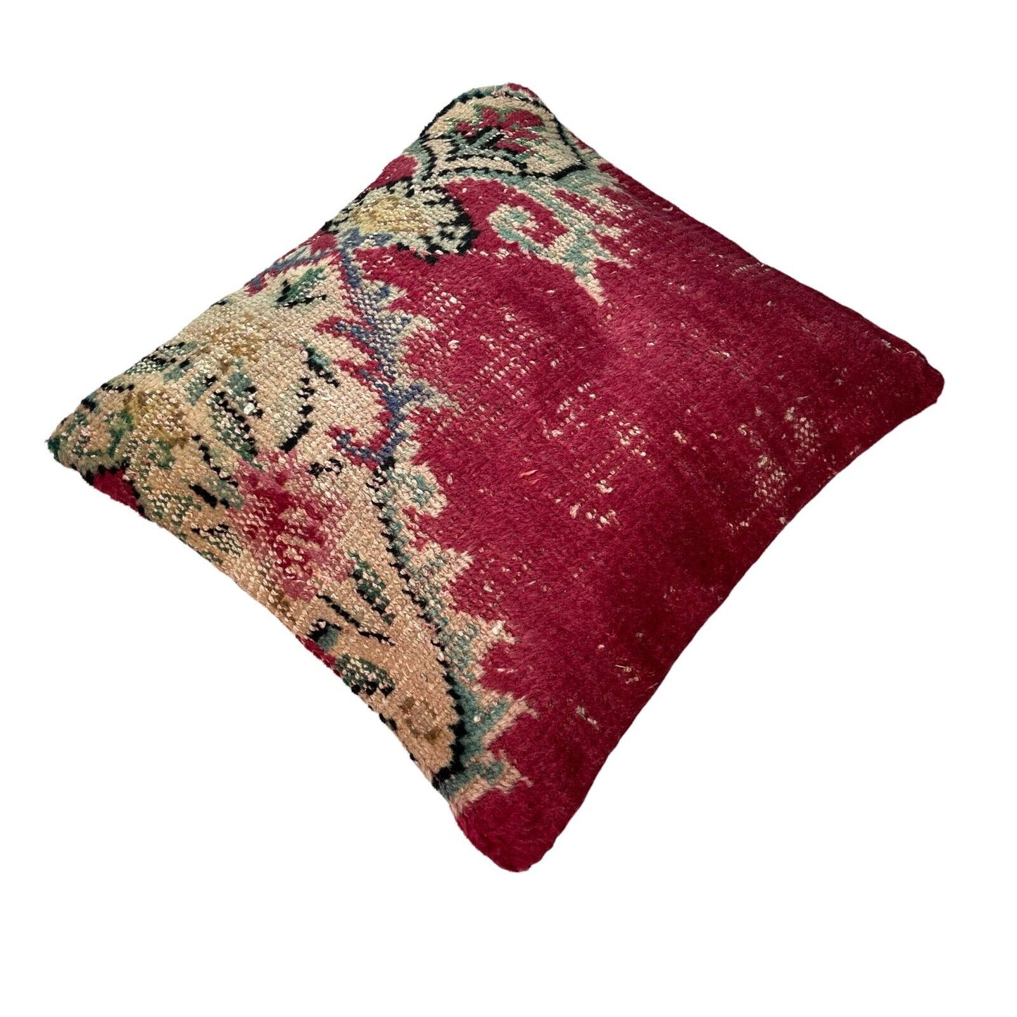 45 x 45 cm , Vintage Turkish Cushion Cover , Vintage Handgemachte Kissenbezug