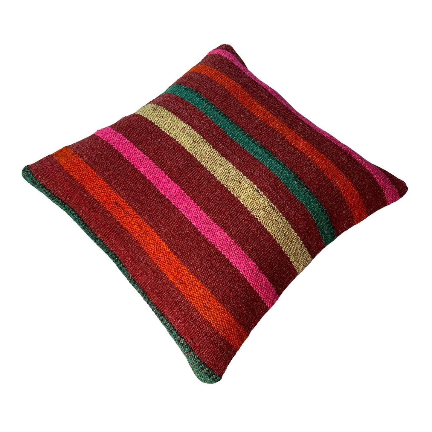Kilim Housse de coussin 40x40 cm old vintage antique Kelim Coussin Boho Country