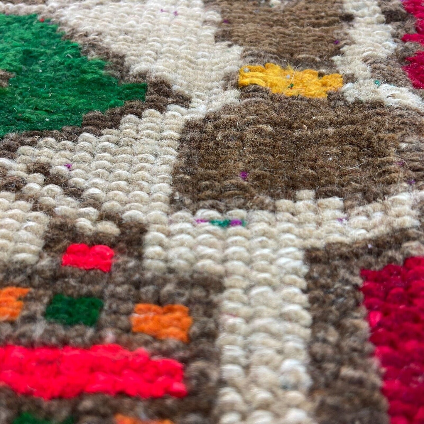 Traditionelle Vintage türkische Teppich, Vintage Turkish Rug 100 X 43 cm