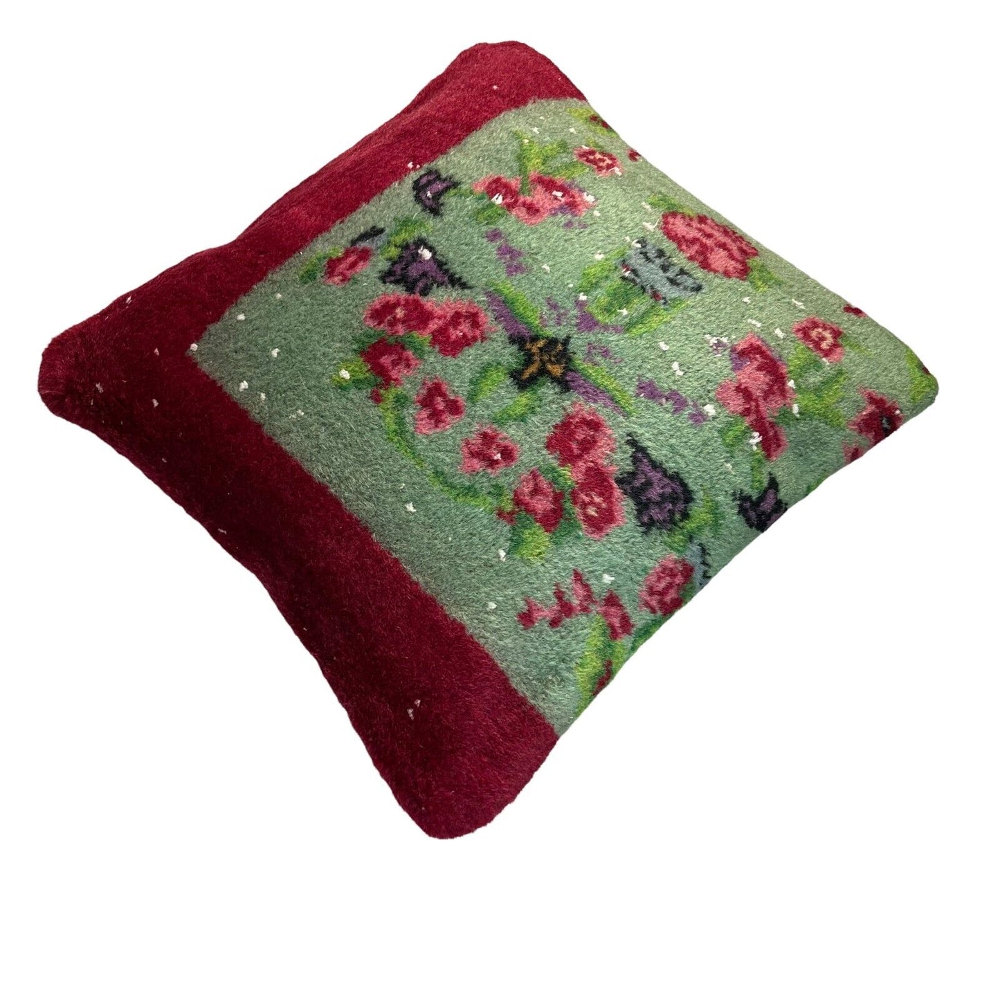 45 x 45 cm , Vintage Turkish Cushion Cover , Vintage Handgemachte Kissenbezug