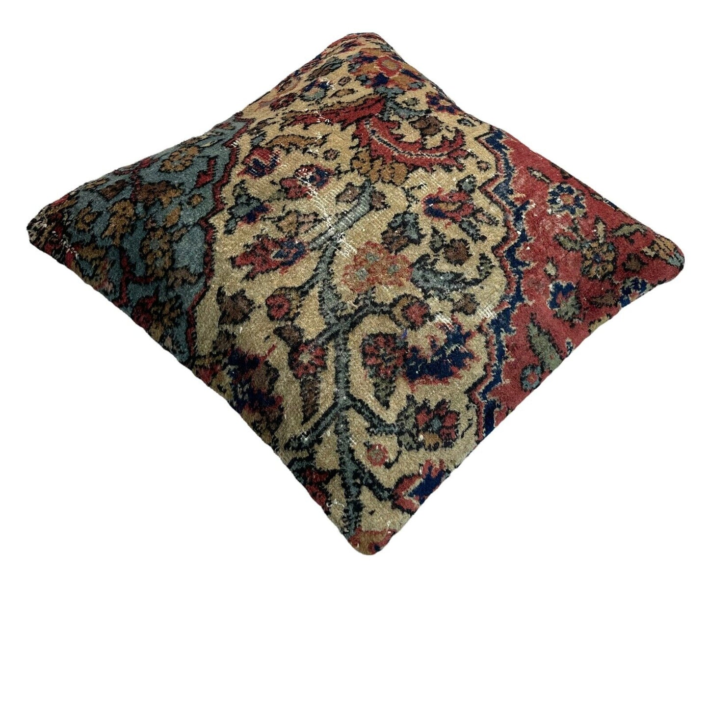 45 x 45 cm , Vintage Turkish Cushion Cover , Vintage Handgemachte Kissenbezug