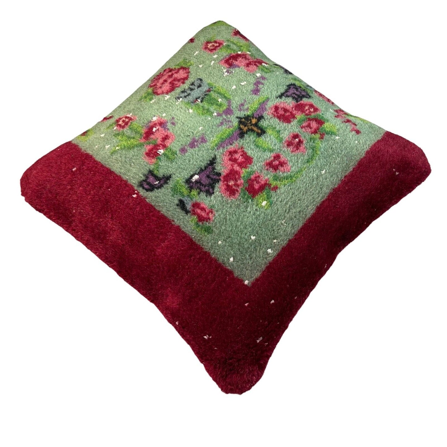 45 x 45 cm , Vintage Turkish Cushion Cover , Vintage Handgemachte Kissenbezug